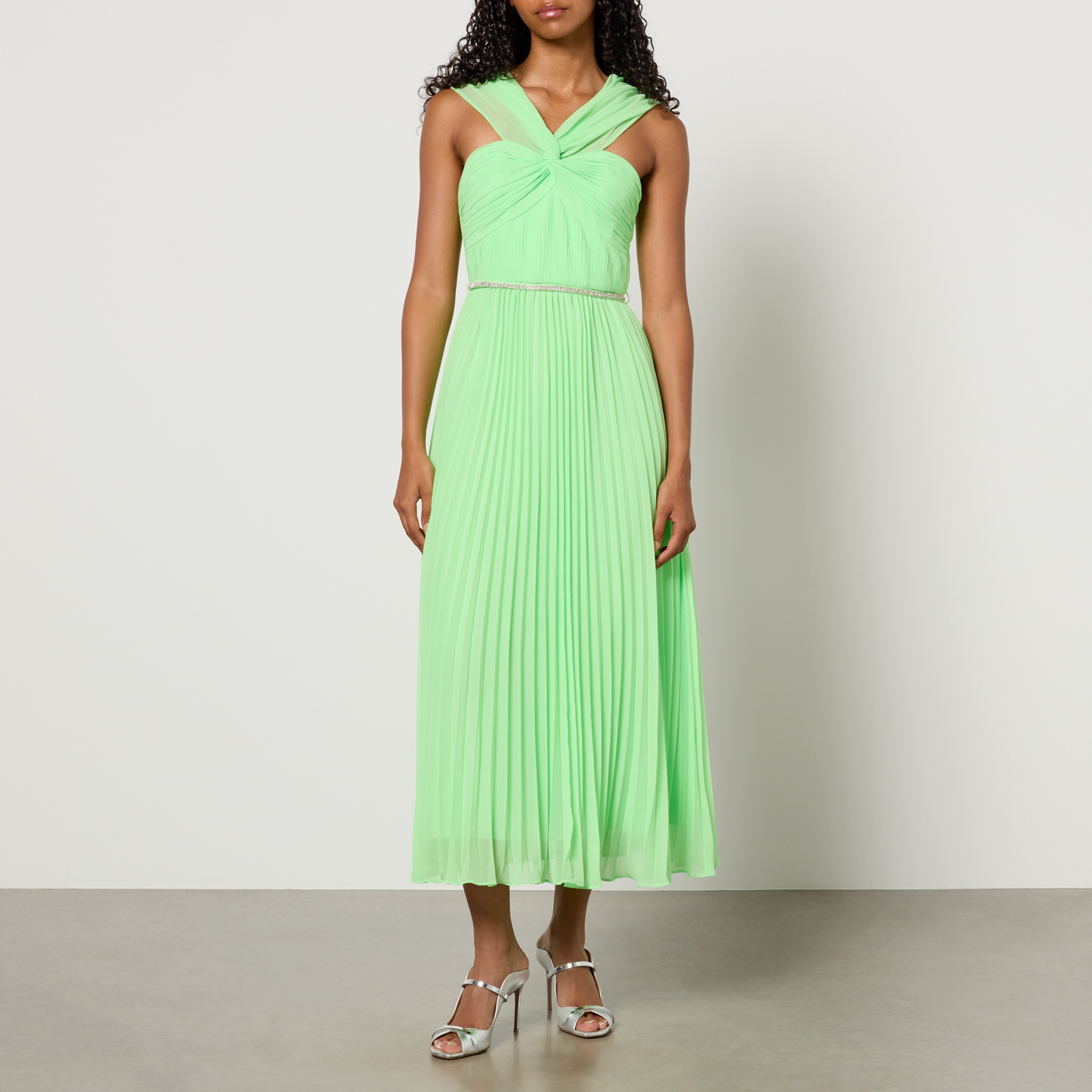 Self-Portrait Chiffon Midi Dress - UK 12