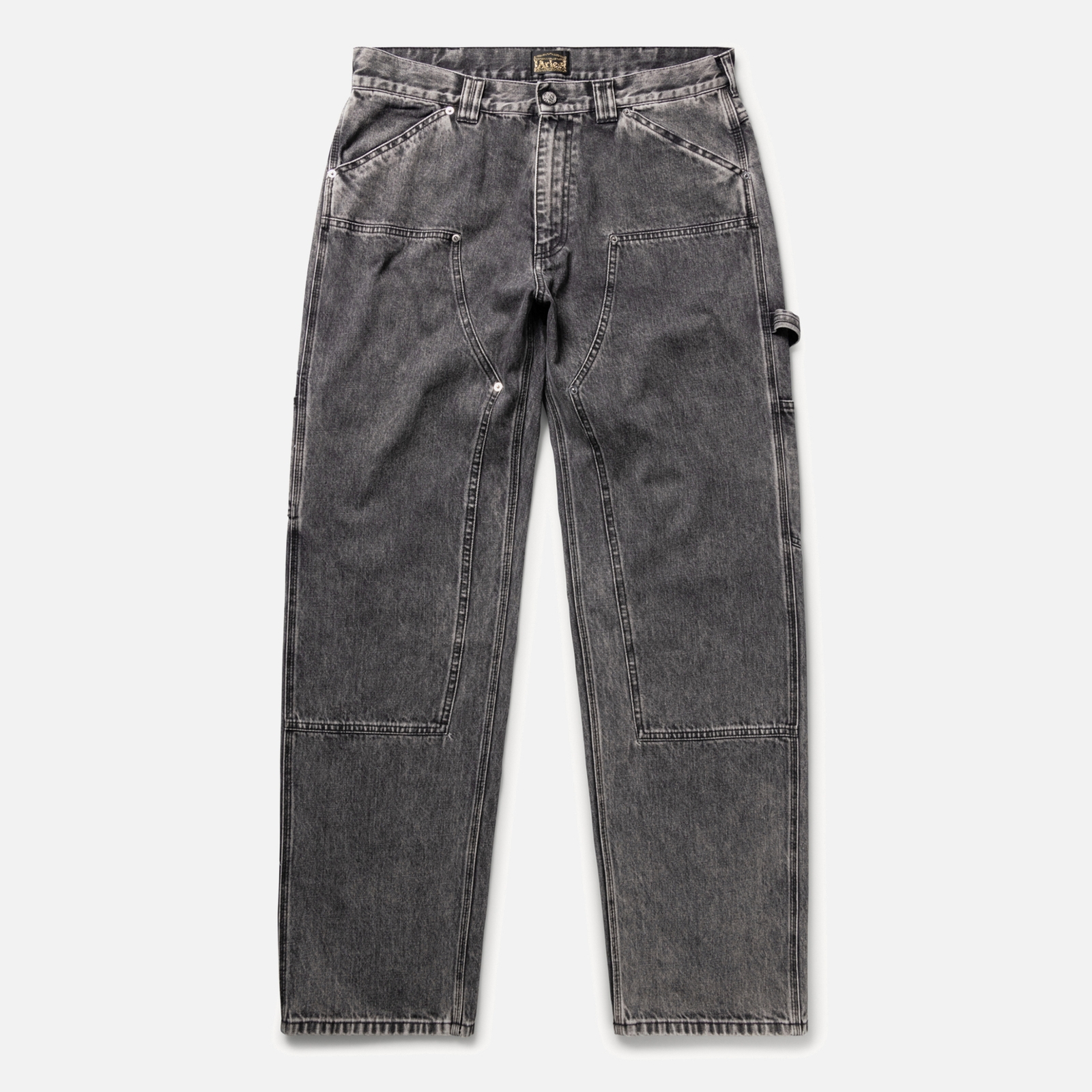 ARIES Men's Acid-Wash Denim Carpenter Jeans - W36/L32