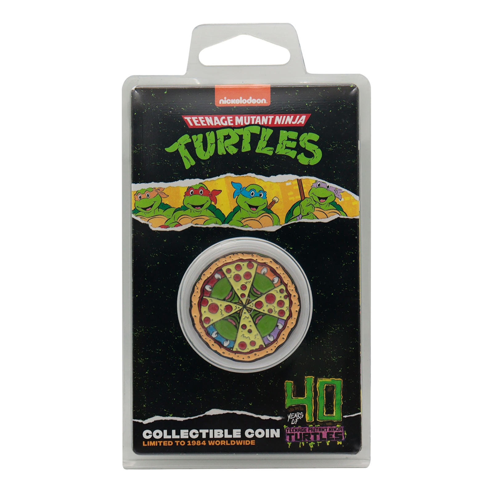 Teenage Mutant Ninja Turtles Limited Edition 40th Anniversary Collectible Coin By Fanattik