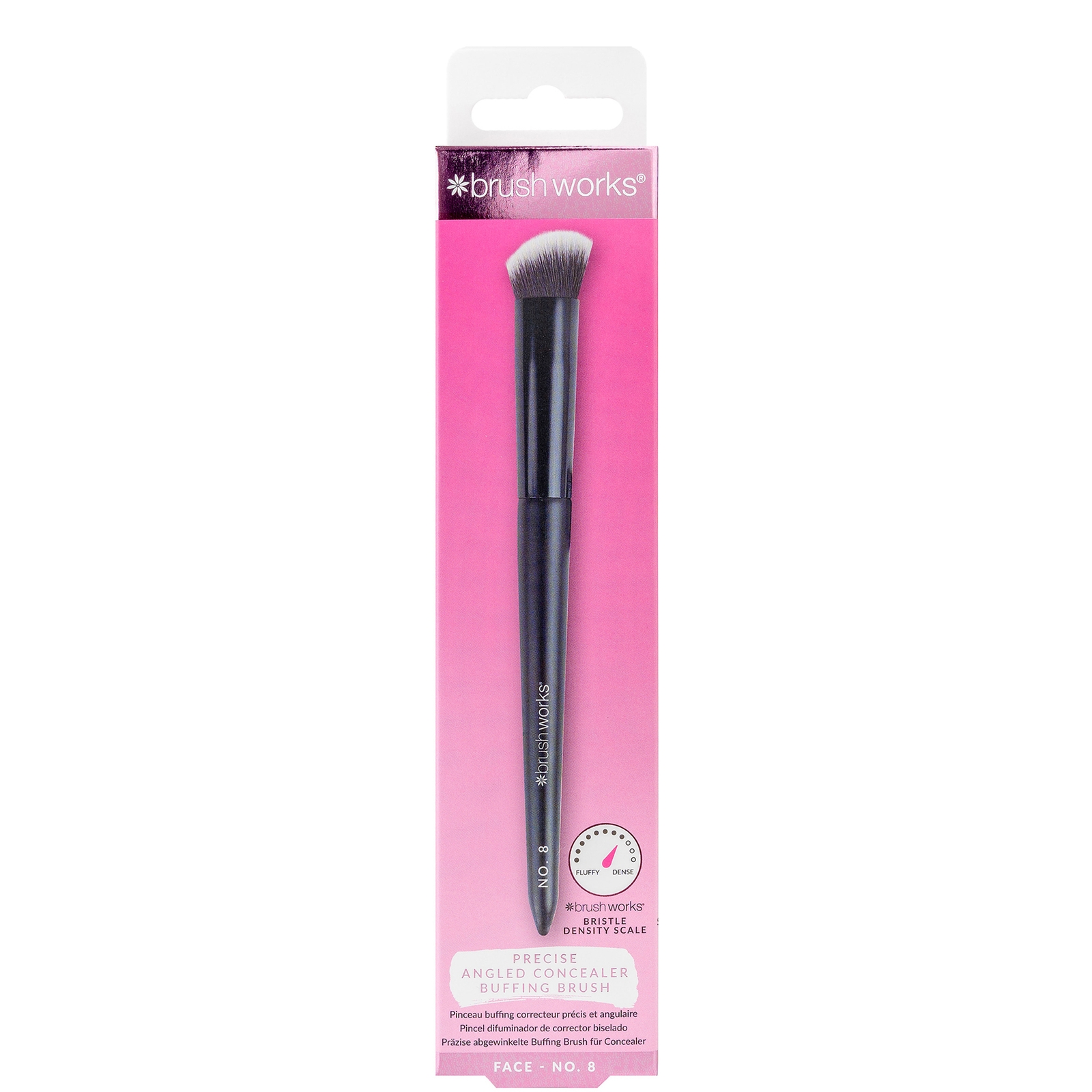 

brushworks No. 8 Precise Angled Concealer Buffing Brush