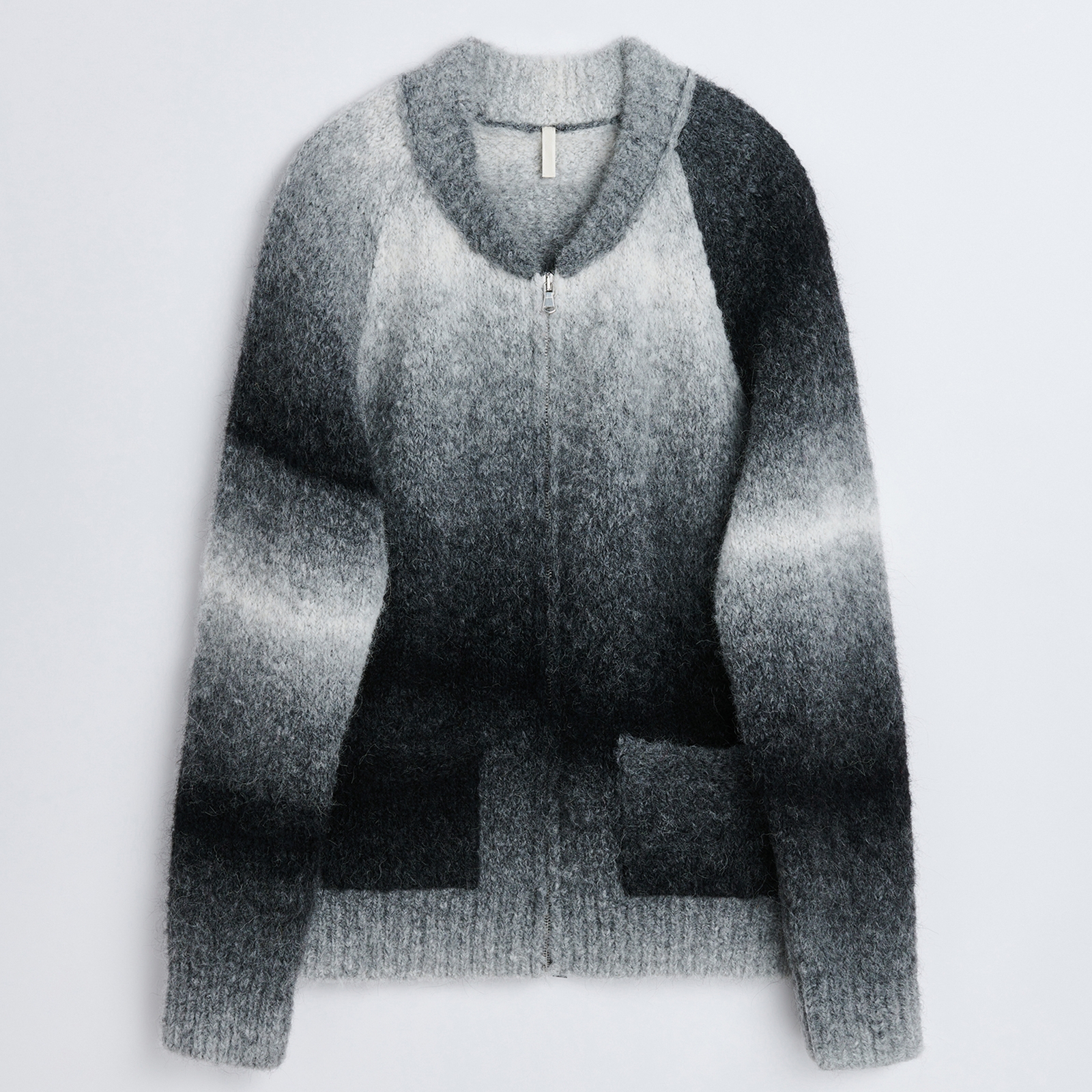 Sunflower Men's Ombre Zip Cardigan - Black - XL