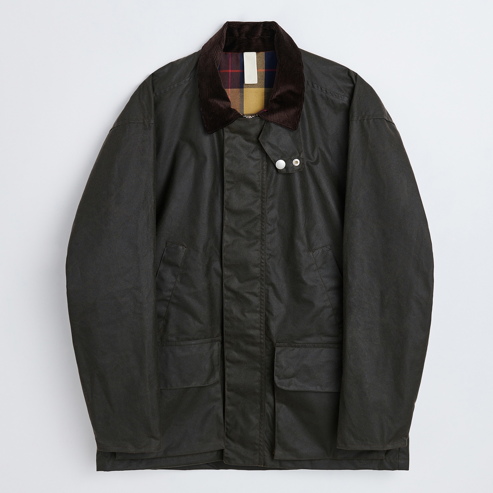 Sunflower Men's Waxed Leisure Jacket - Olive - IT 48/M