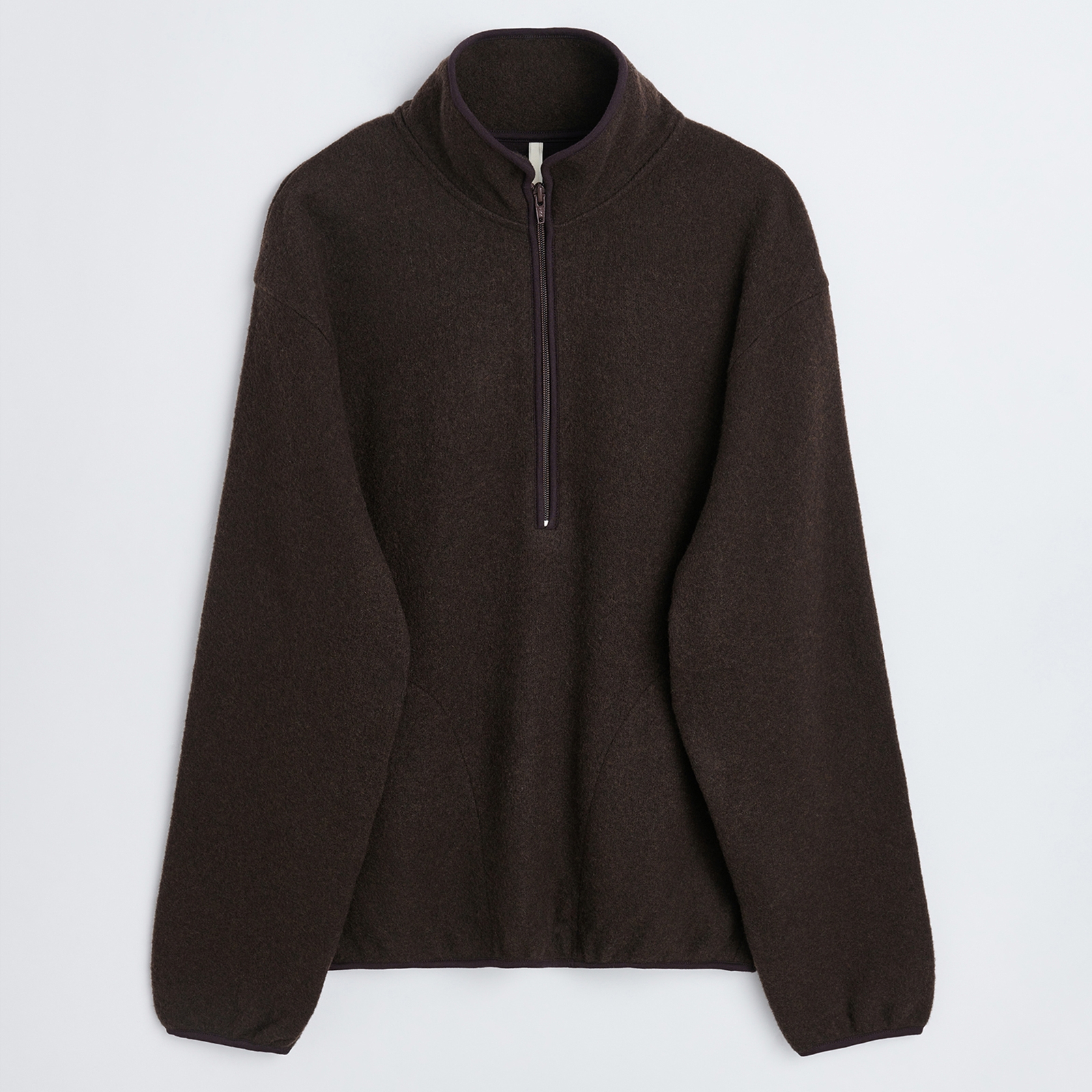 Sunflower Men's Wool Zip Cardigan - Brown - L