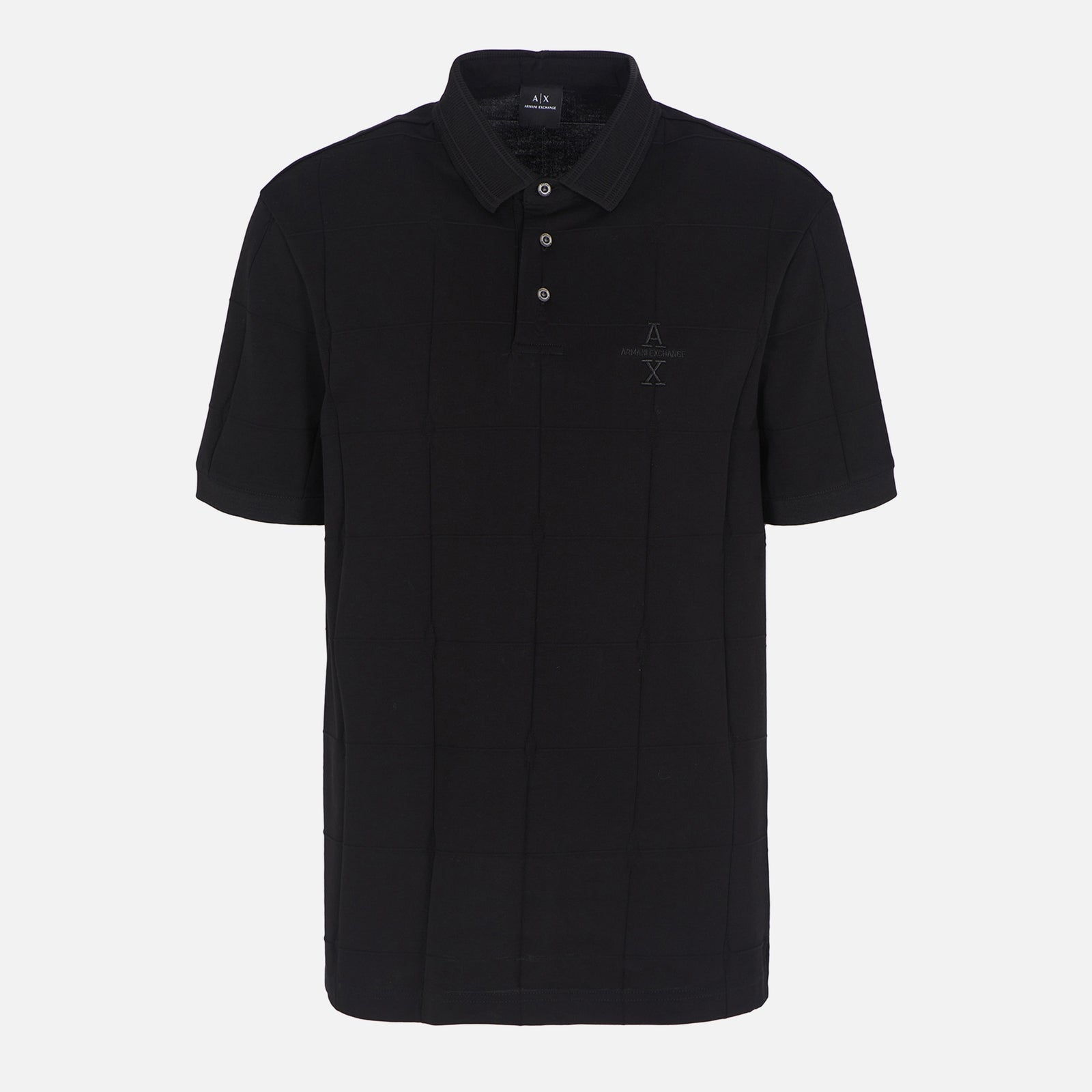 Armani Exchange Men's Cotton Jersey Polo Shirt - Black - M - Image 1