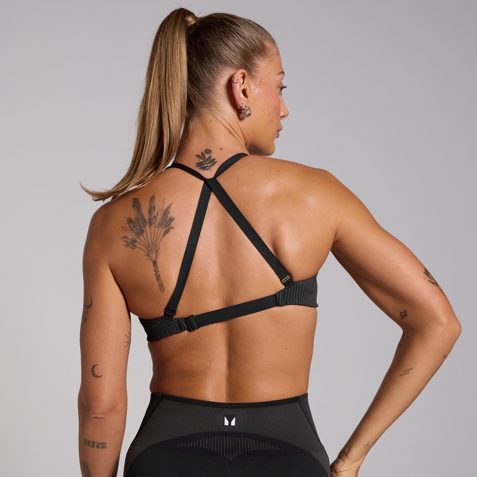 MP Női Tempo Seamless Hybrid Sportmelltartó – Fekete - XXL