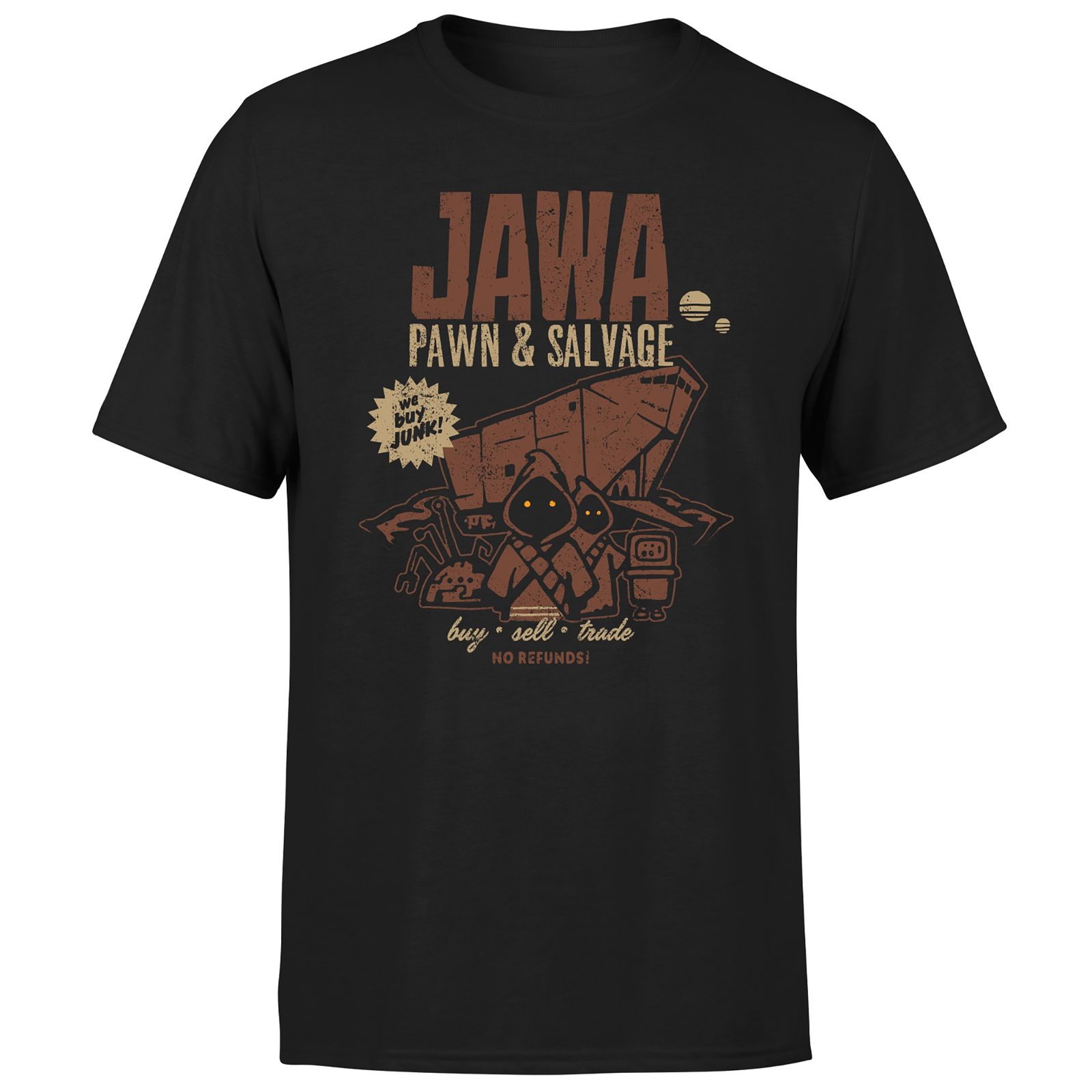 Star Wars Jawa Pawn And Salvage Unisex T-Shirt - Black - XS