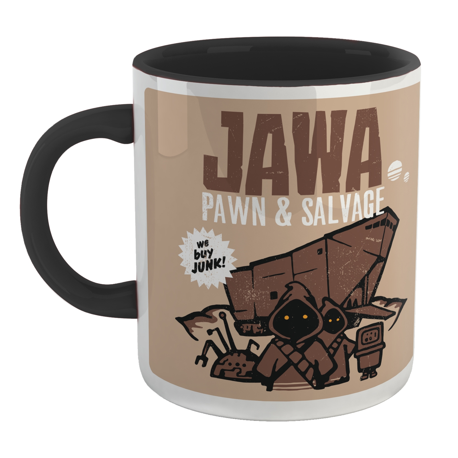 Star Wars Jawa Pawn And Salvage Mug - Black