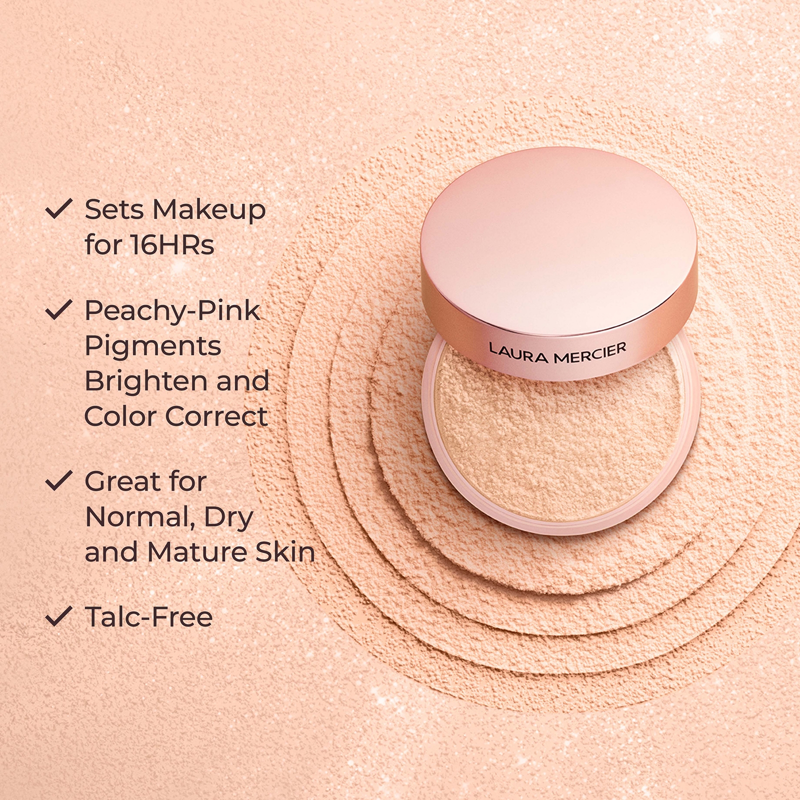 Thumbnail - Laura Mercier Mini Durchscheinend Loses Fixierpuder Ultra Blur 6 g (Verschiedene Farbtöne) -  Tone Up Rose