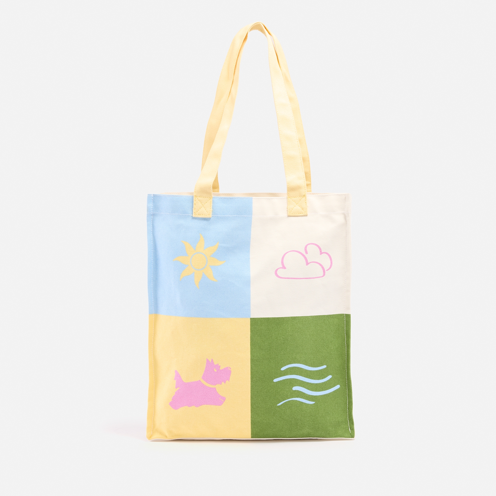 Radley Summer Craft Canvas Tote Bag