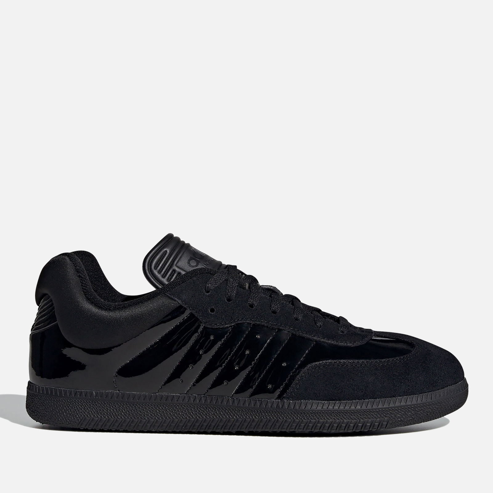 adidas X DingYun Zhang Samba Patent-Leather and Suede Trainers - UK 7