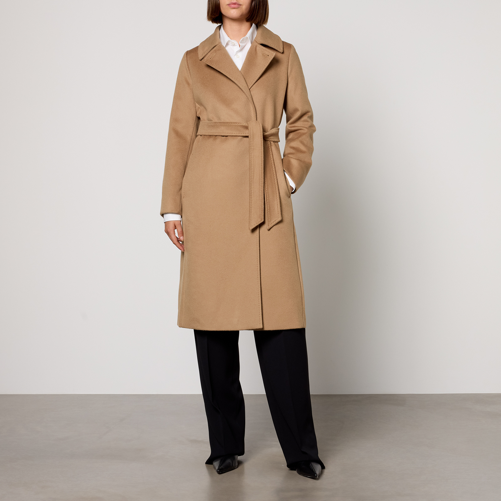 Max Mara Studio Bcollag Virgin Wool Coat - 8