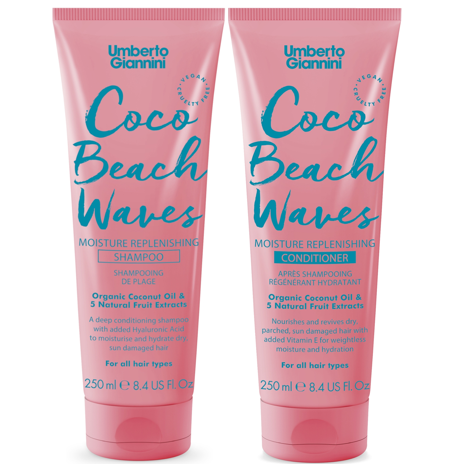 

Umberto Giannini Coco Beach Waves Shampoo and Conditioner Duo