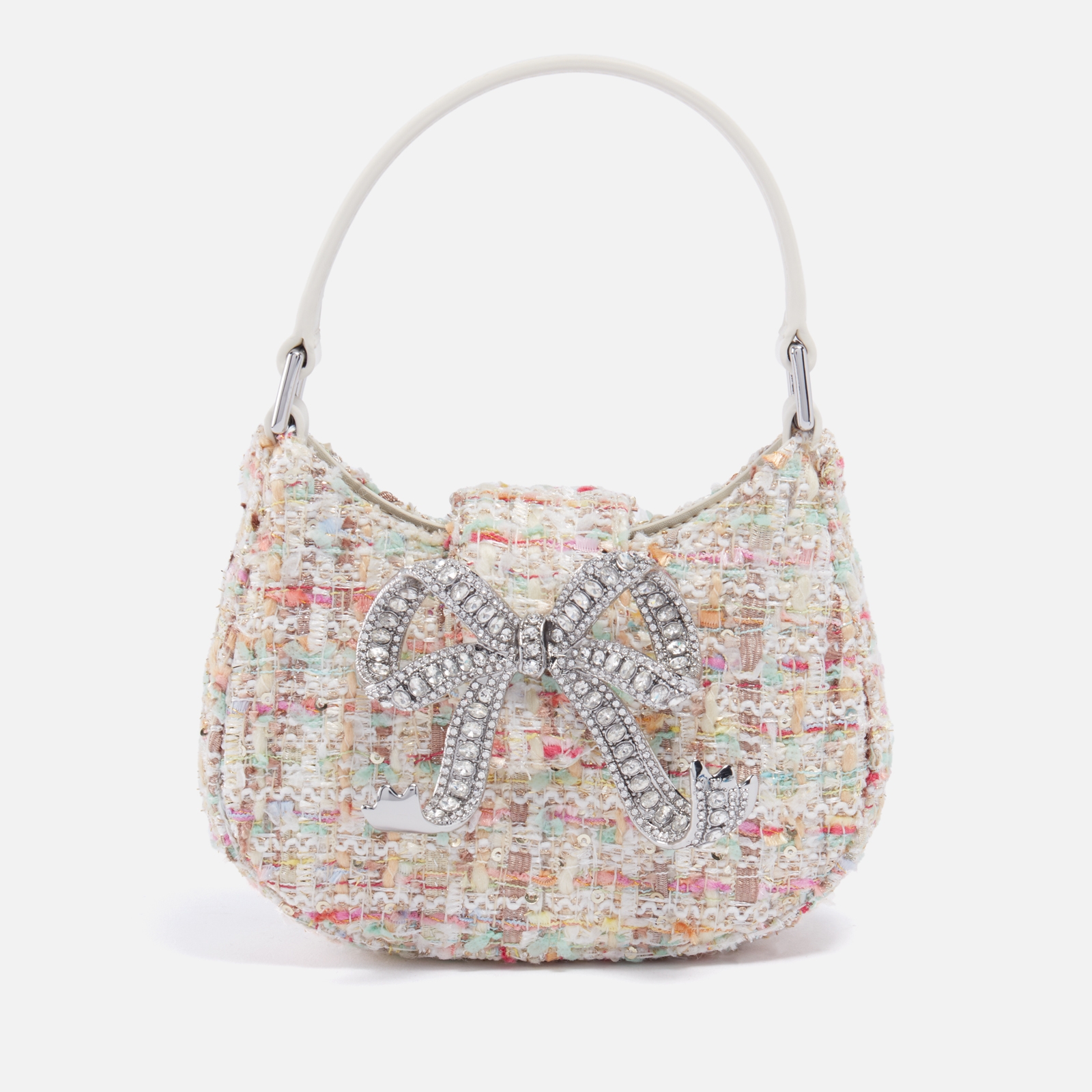 Self-Portrait Bouclé Micro Bag