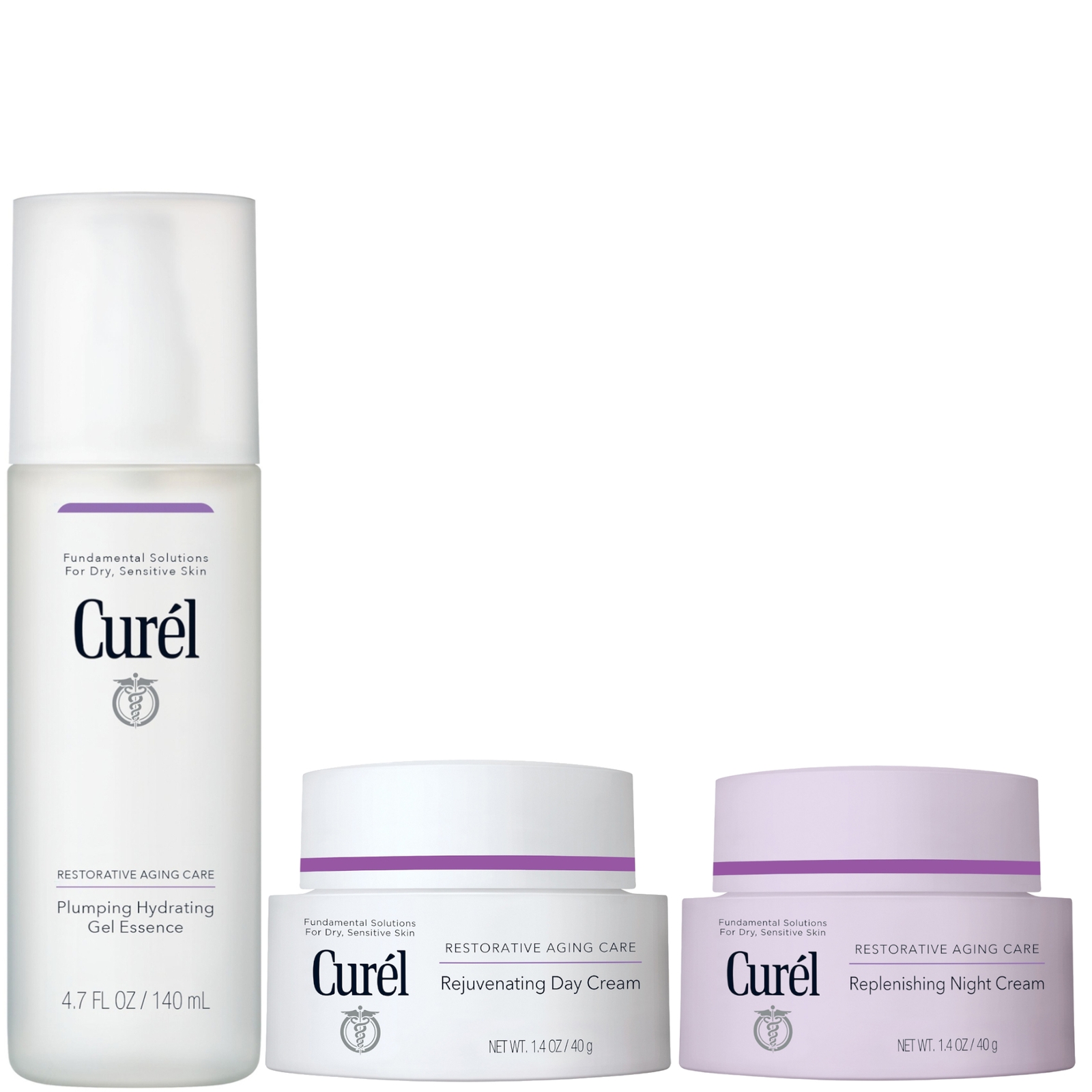 Curel Restorative Anti Aging Care Bundle In White