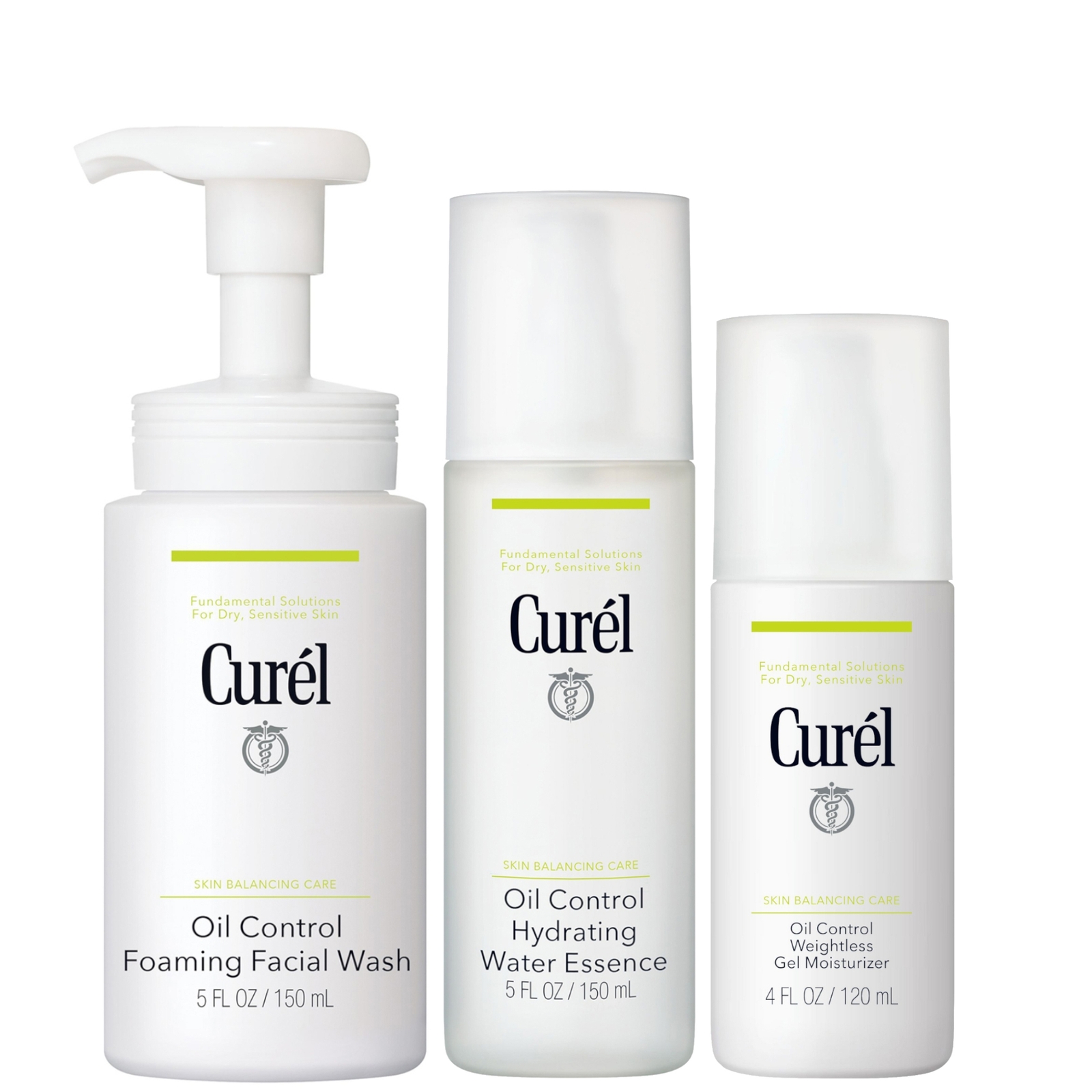Curel Skin Balancing Control Bundle In White