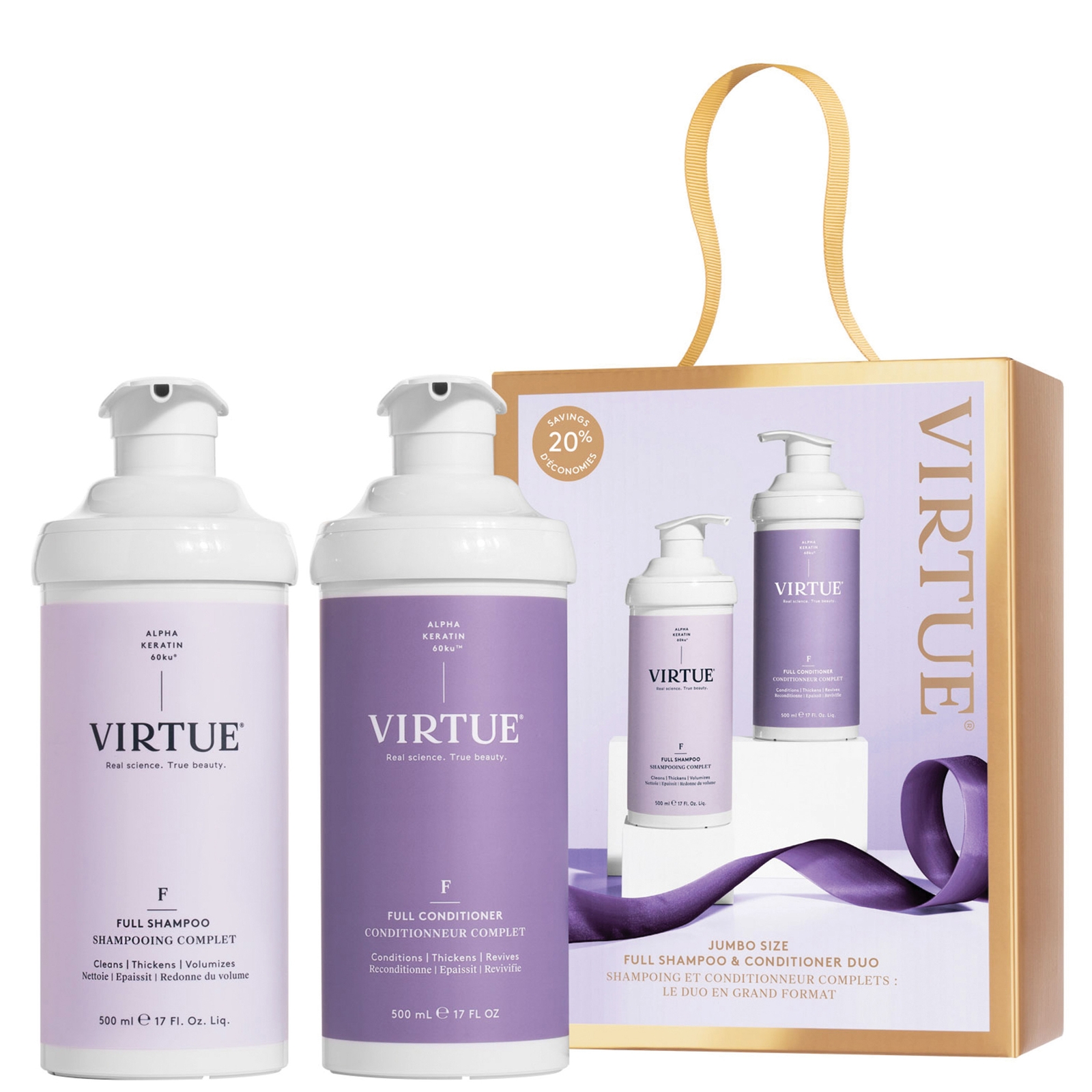 Shop Virtue Full Shampoo And Conditioner Pro Size Duo