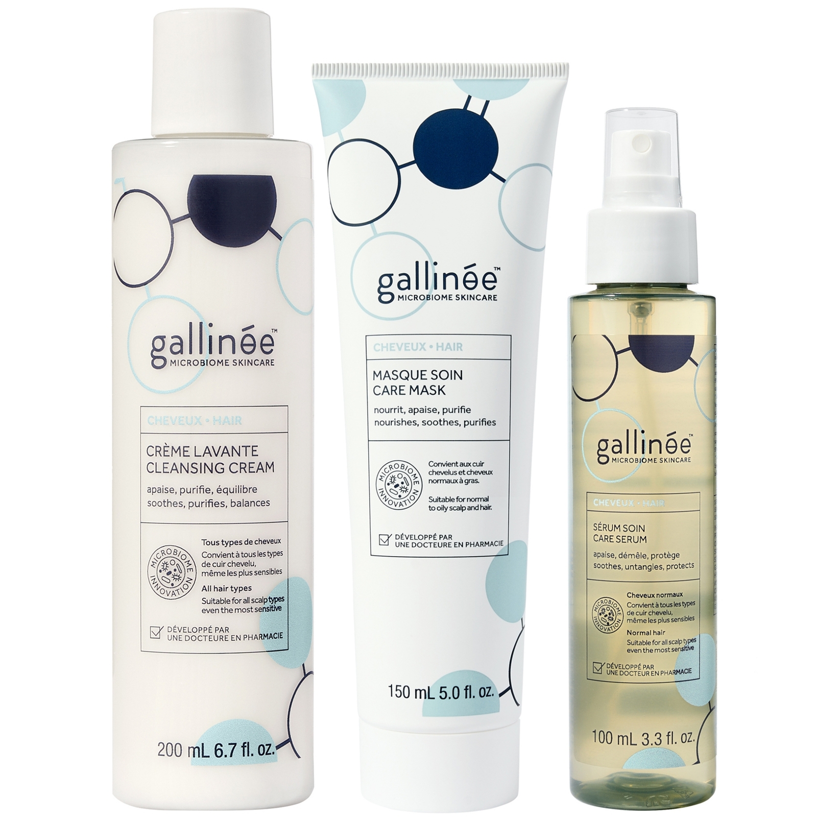 

Gallinée Hair and Scalp Revival Routine
