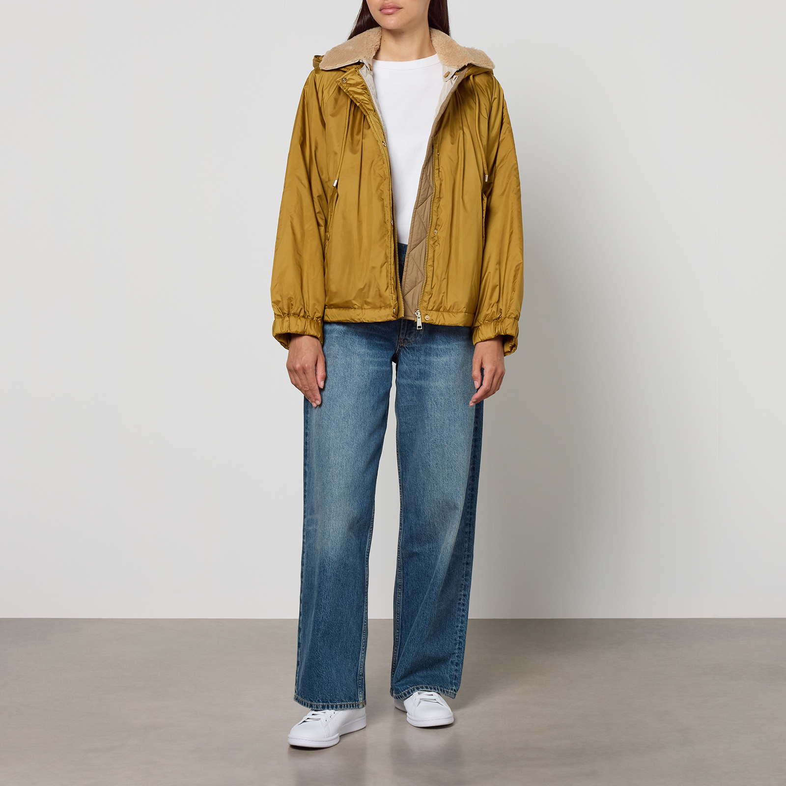Weekend Max Mara Women's Arles Quilted Jacket - Gold - UK 8