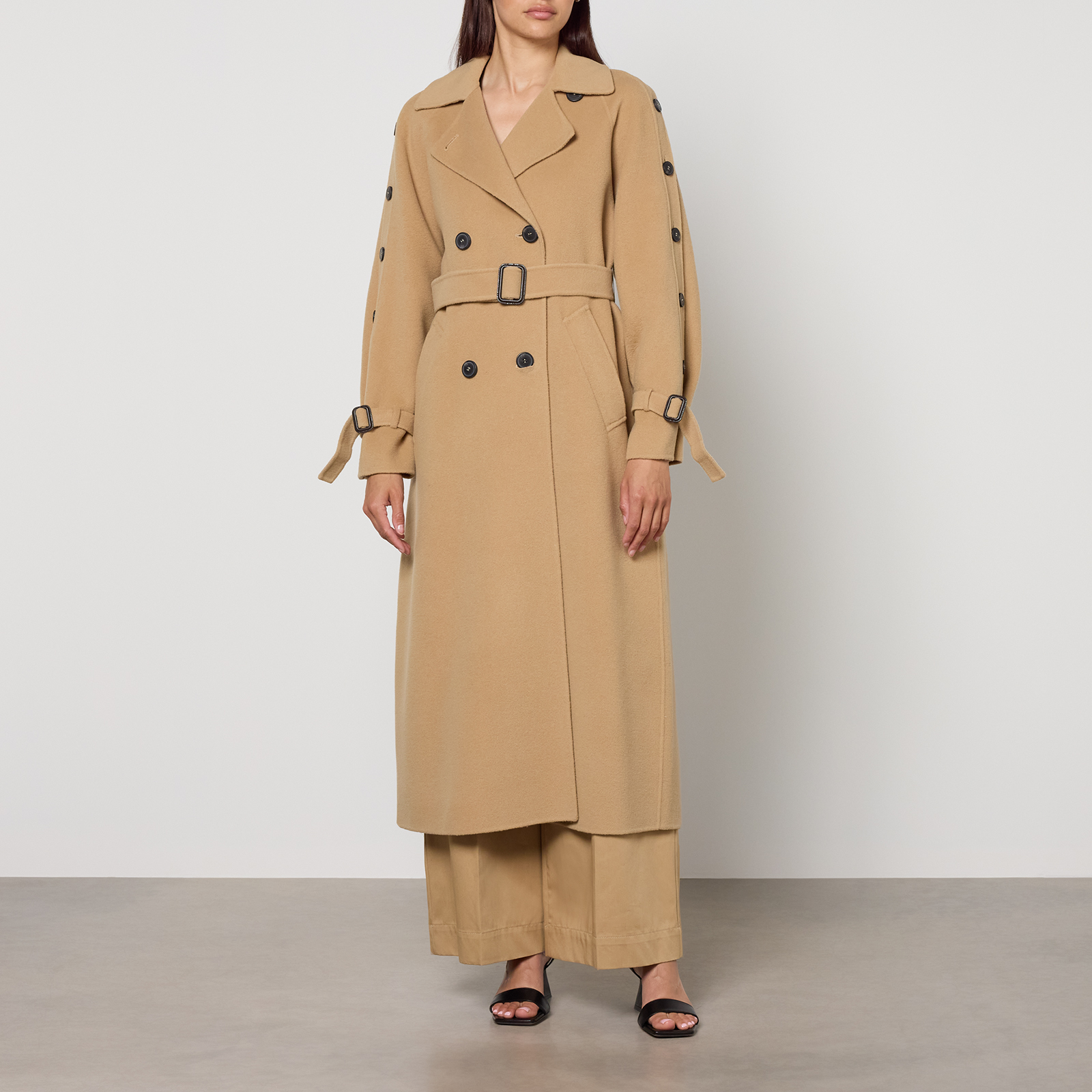 Weekend Max Mara Natale Wool Broadcloth Coat - UK 6