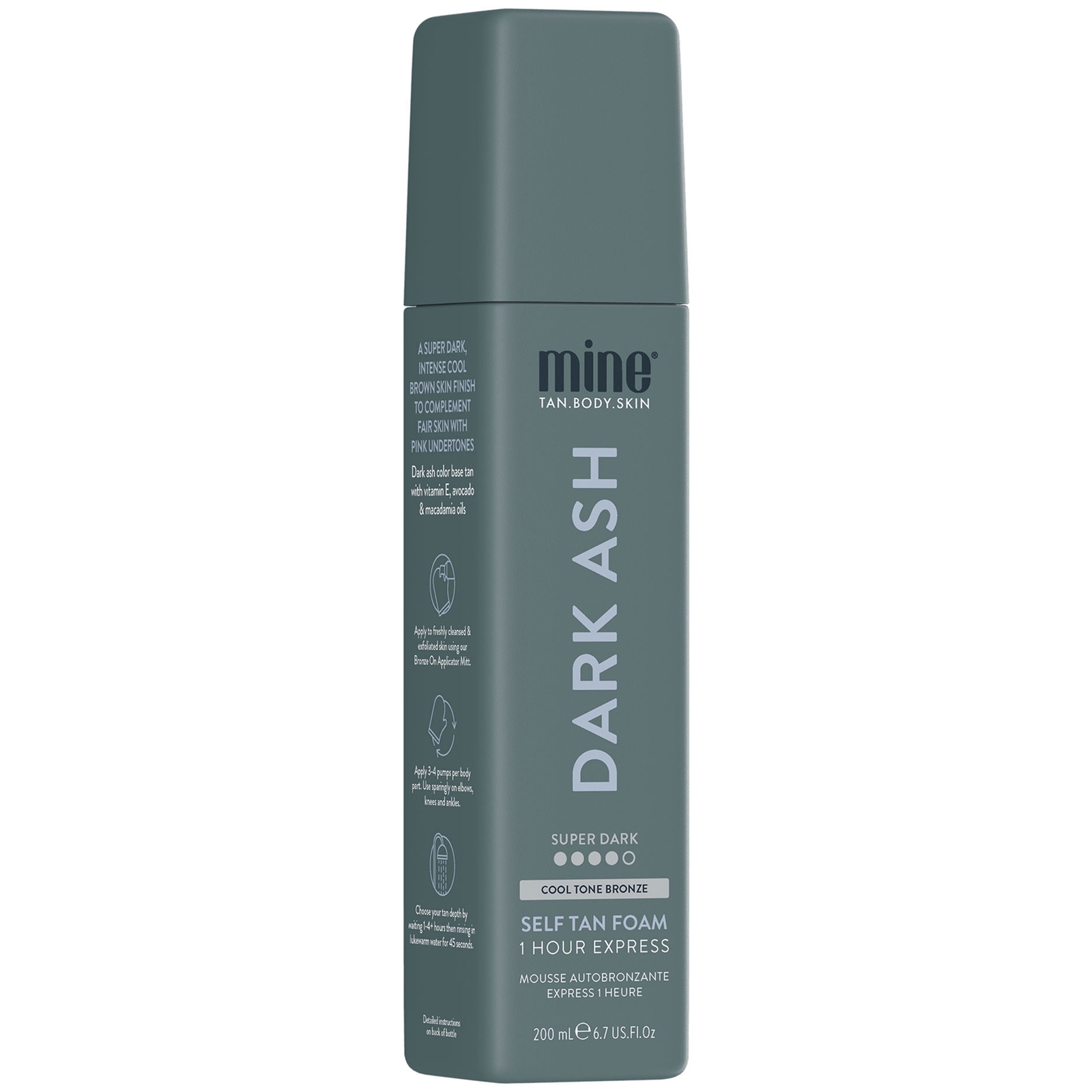 

MineTan Colour Base Dark Ash Foam 200ml