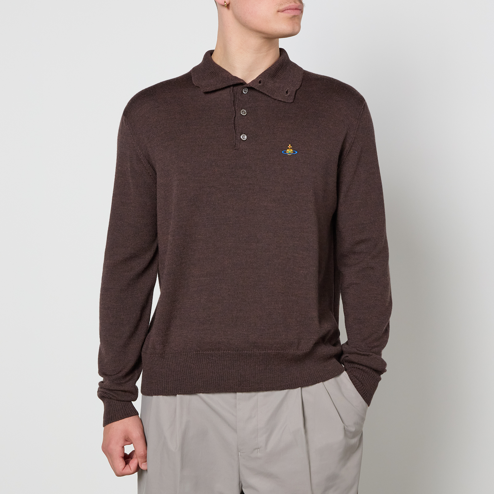 Vivienne Westwood Alex Turtle-Neck Wool Jumper - S