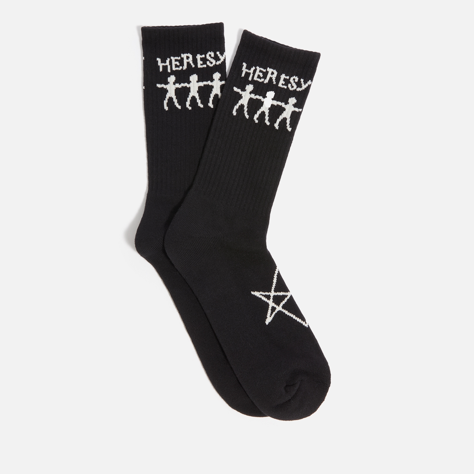 Heresy Union Jacquard Cotton-Blend Socks