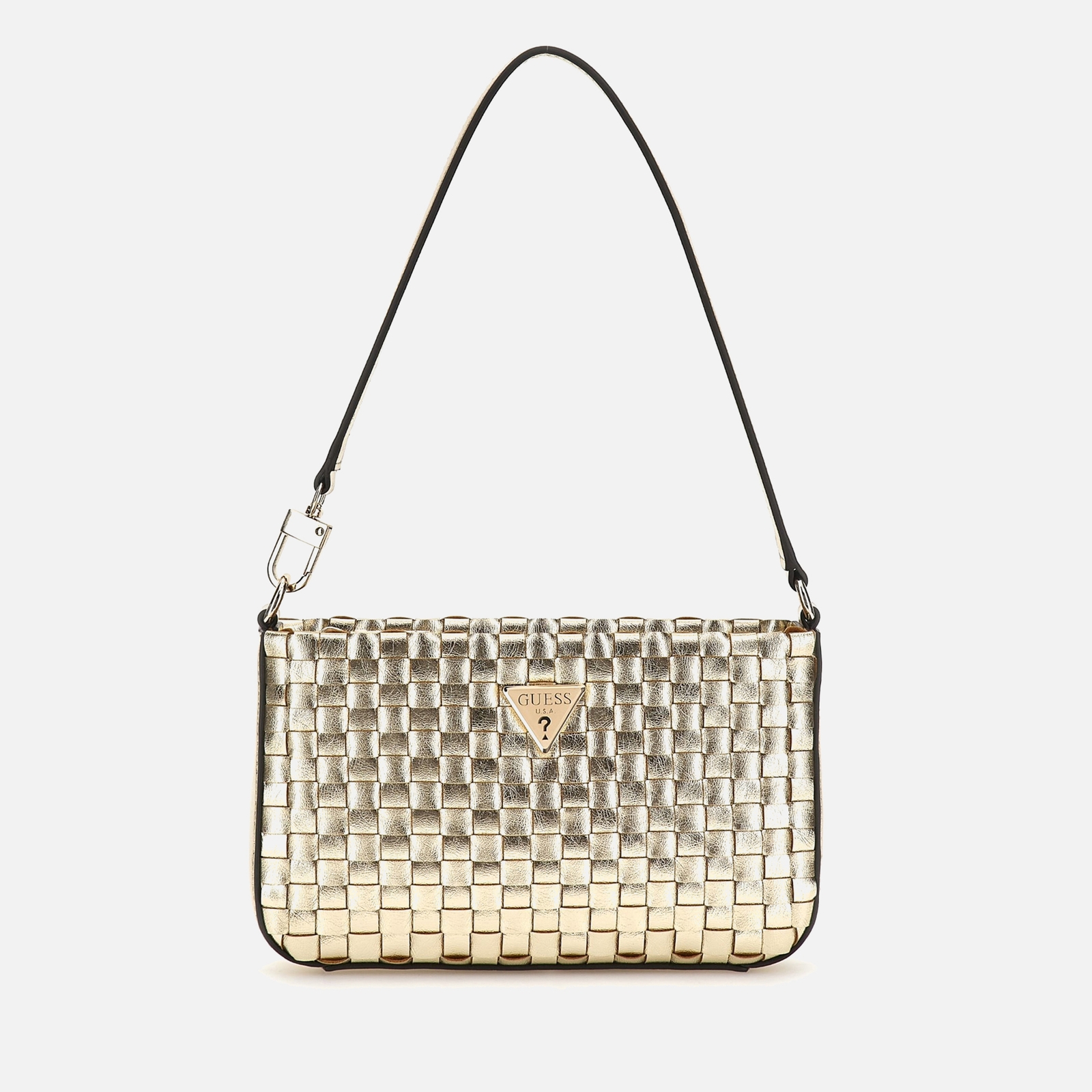 Guess Women's Twiller Mini Top Zip Shoulder Bag - Gold