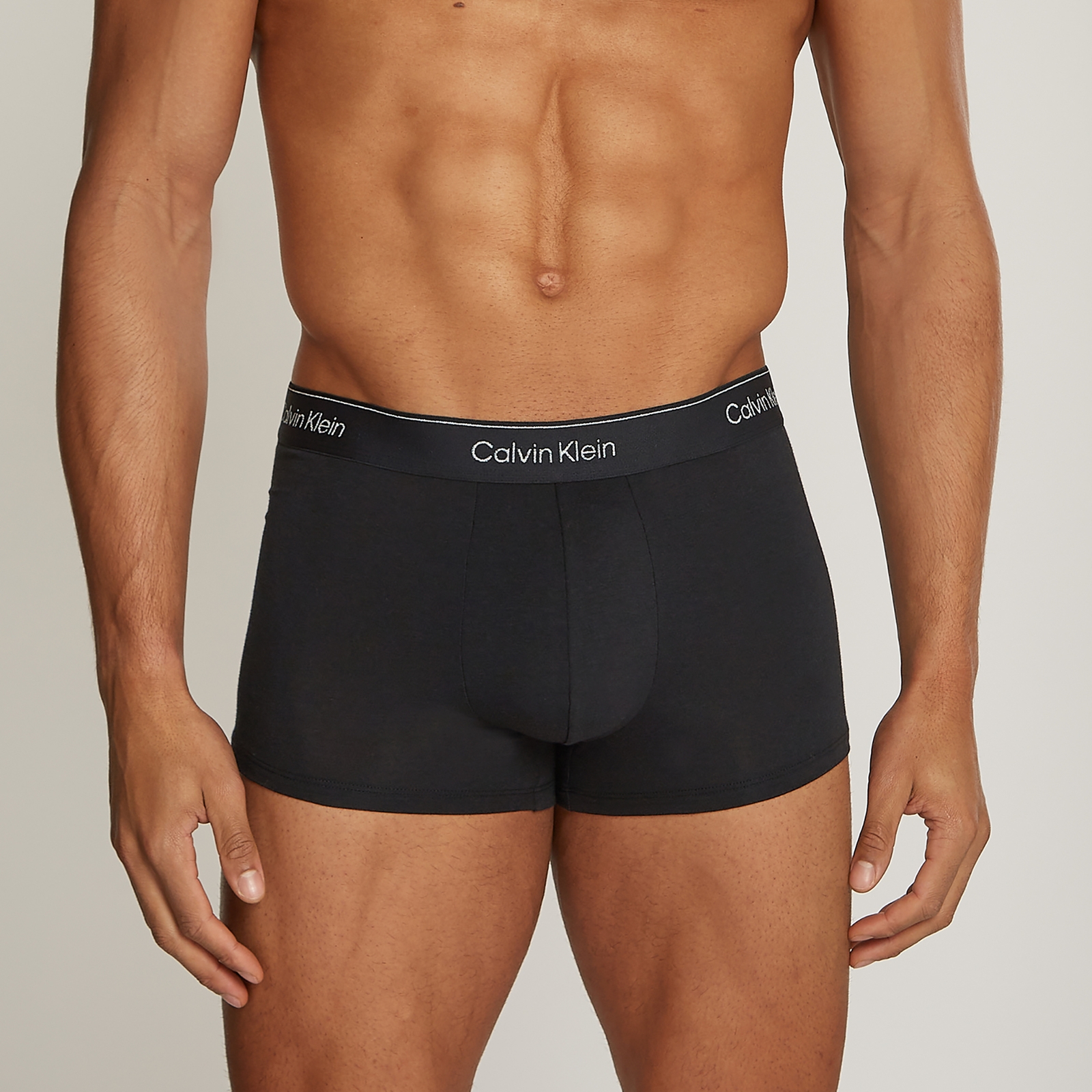 Calvin Klein Three-Pack Modern Cotton-Jersey Low Rise Trunks - S