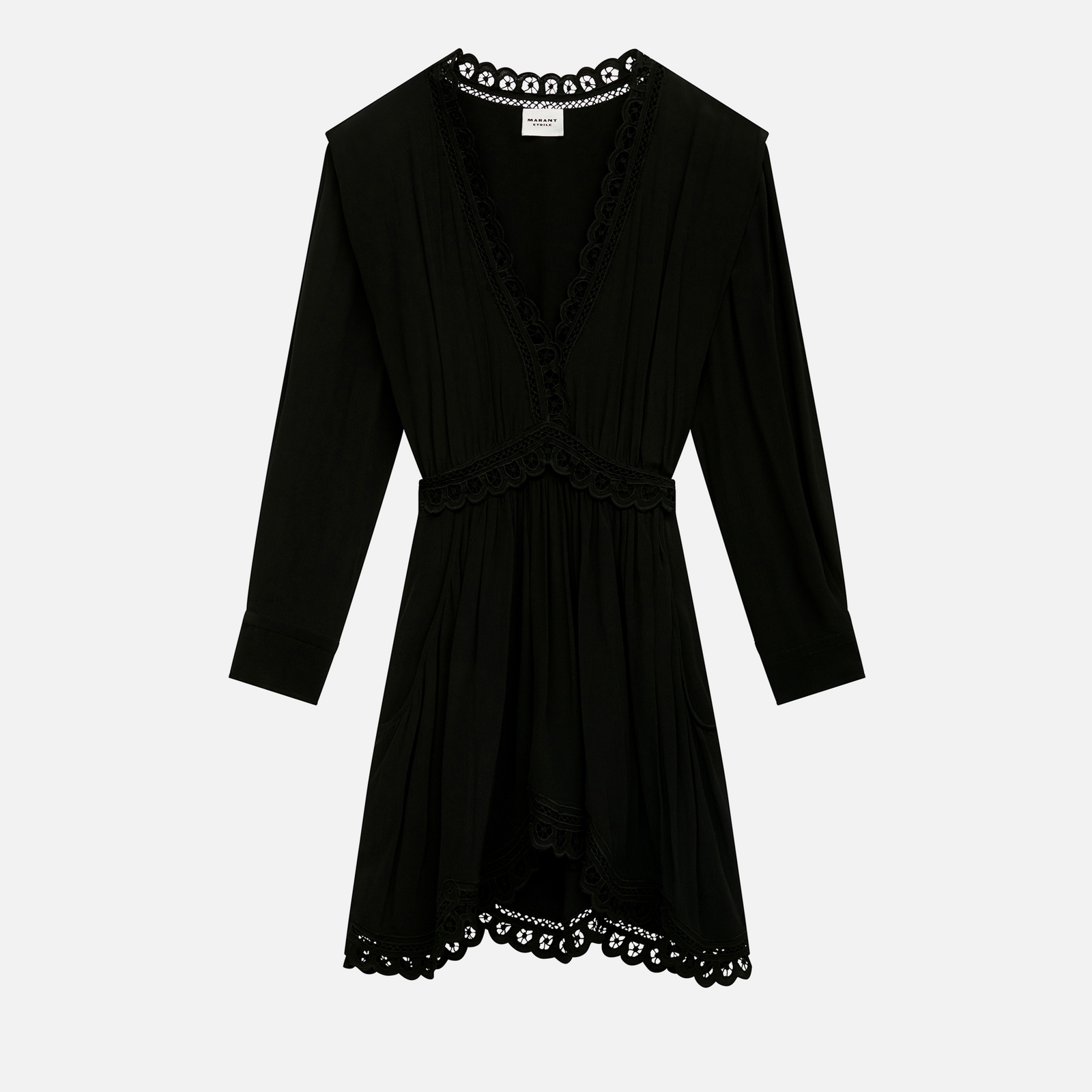Marant Etoile Felie Crepe Mini Dress - UK 10
