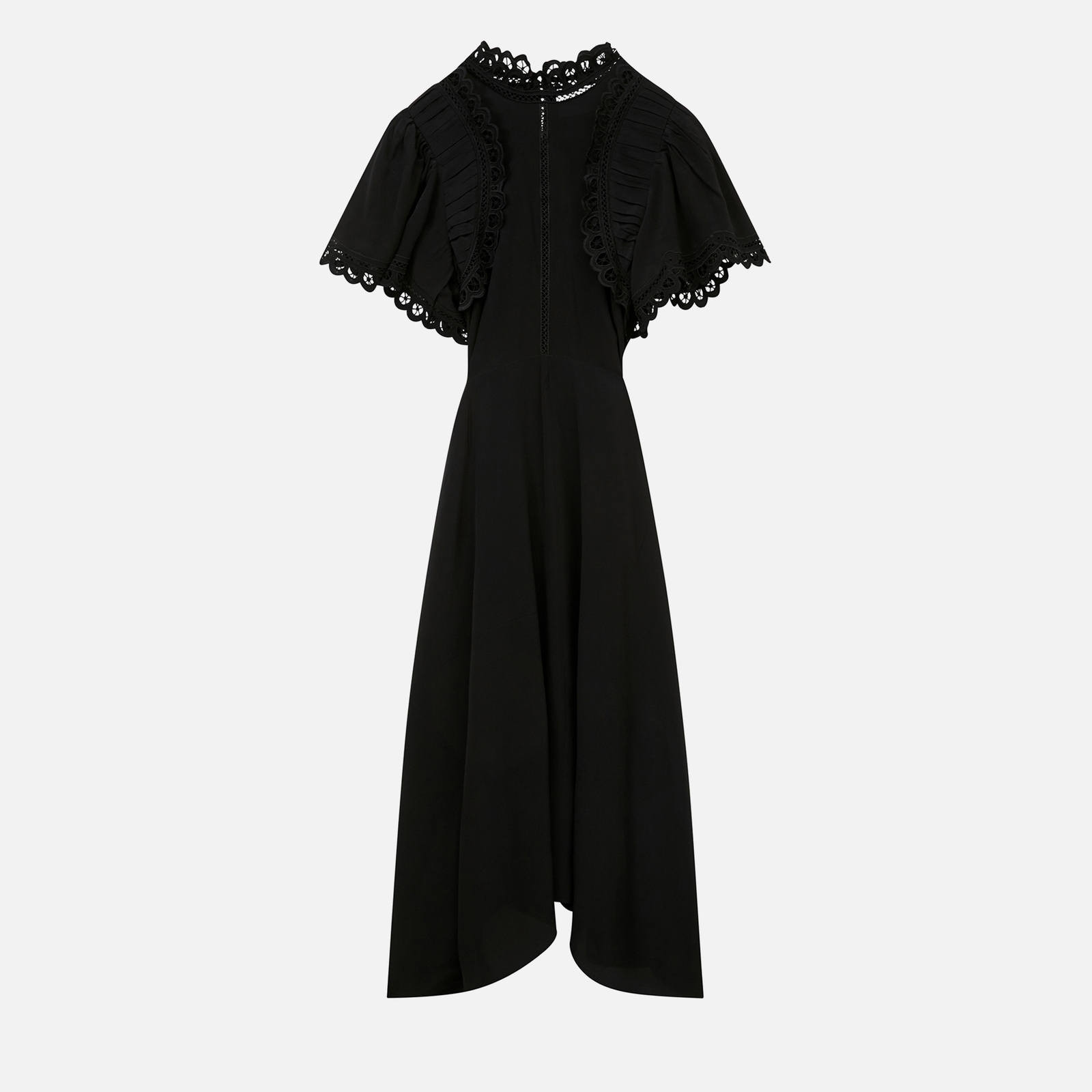 Marant Etoile Elidia Crepe Midi Dress - UK 8
