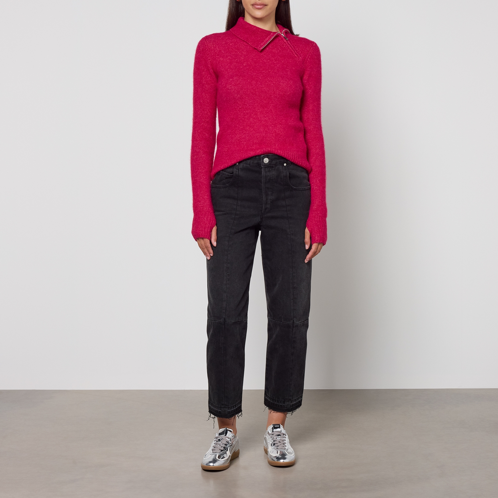 Marant Etoile Women's Odelle Jumper - Raspberry - UK 8