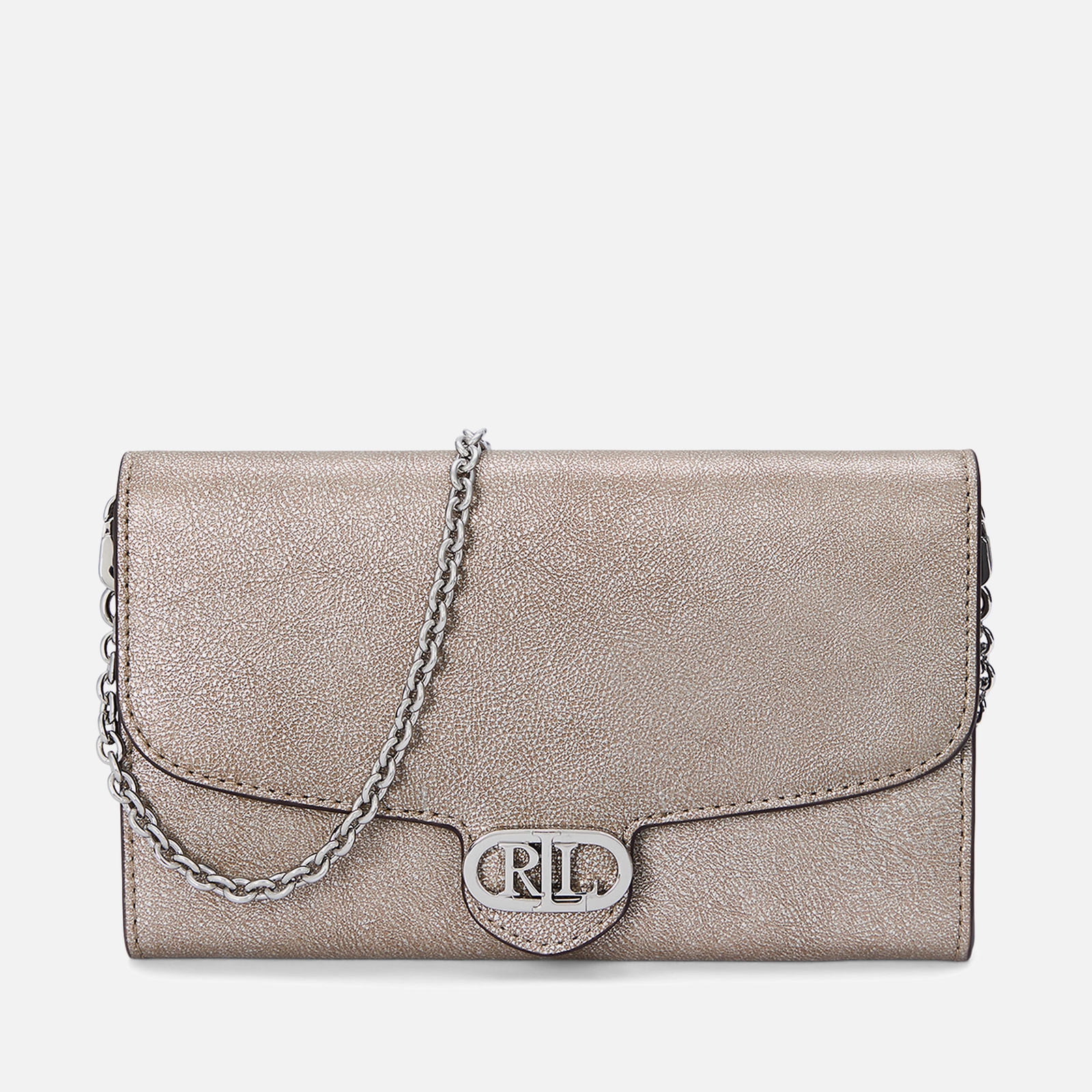 Lauren Ralph Lauren Women's Adair 20 Medium Cross Body Bag - Antique Silver
