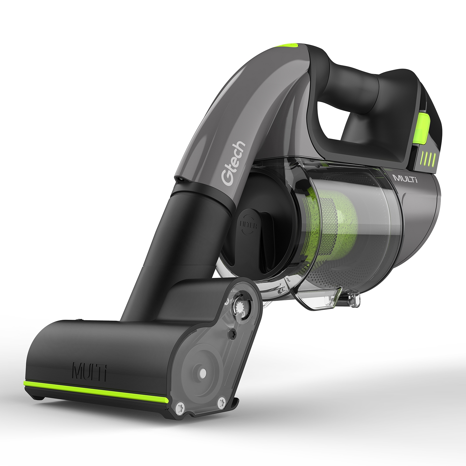Gtech Atf036 Multi Lightweight Cordless Handheld Vacuum - Grey And Green