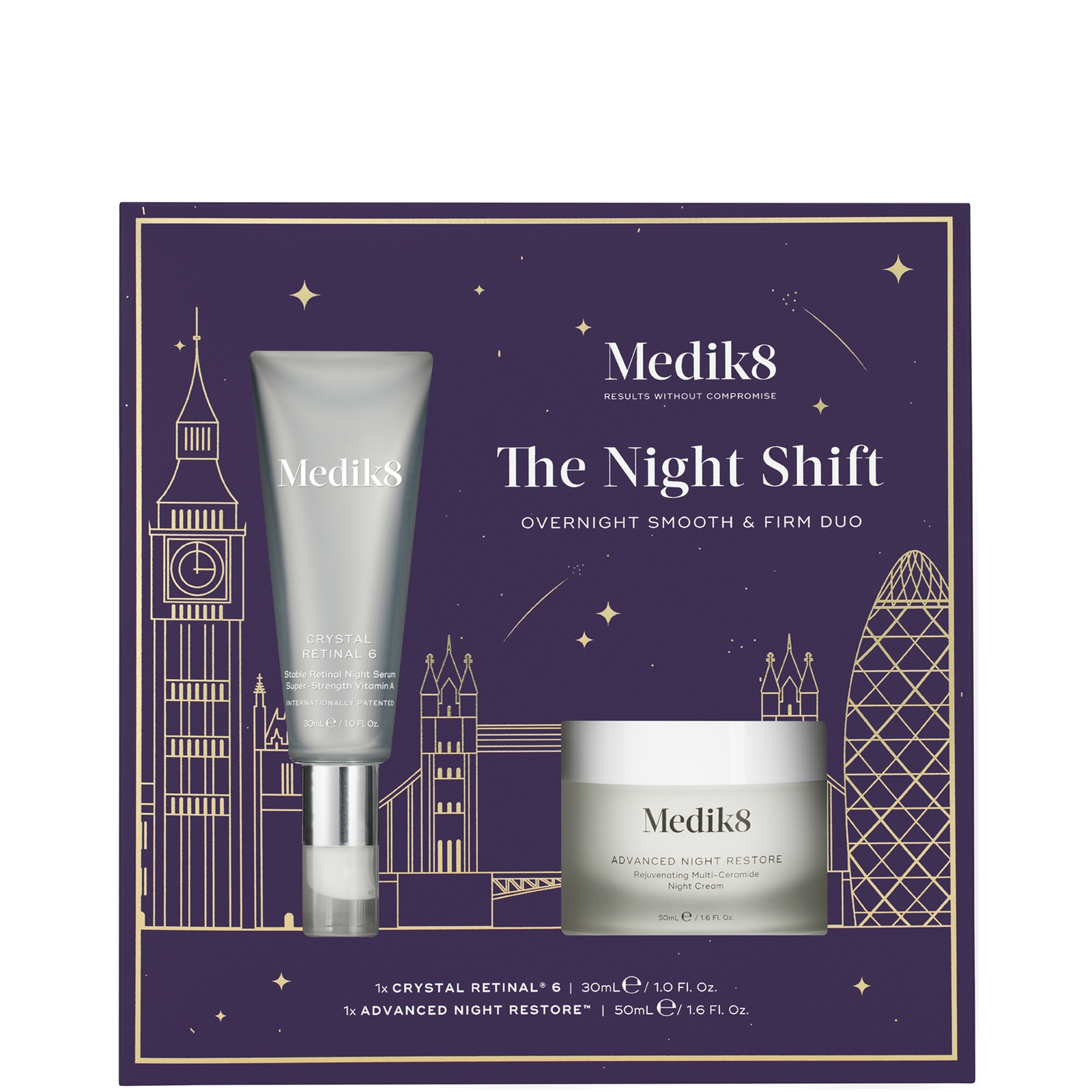 

Medik8 The Night Shift Overnight Smooth and Firm Duo