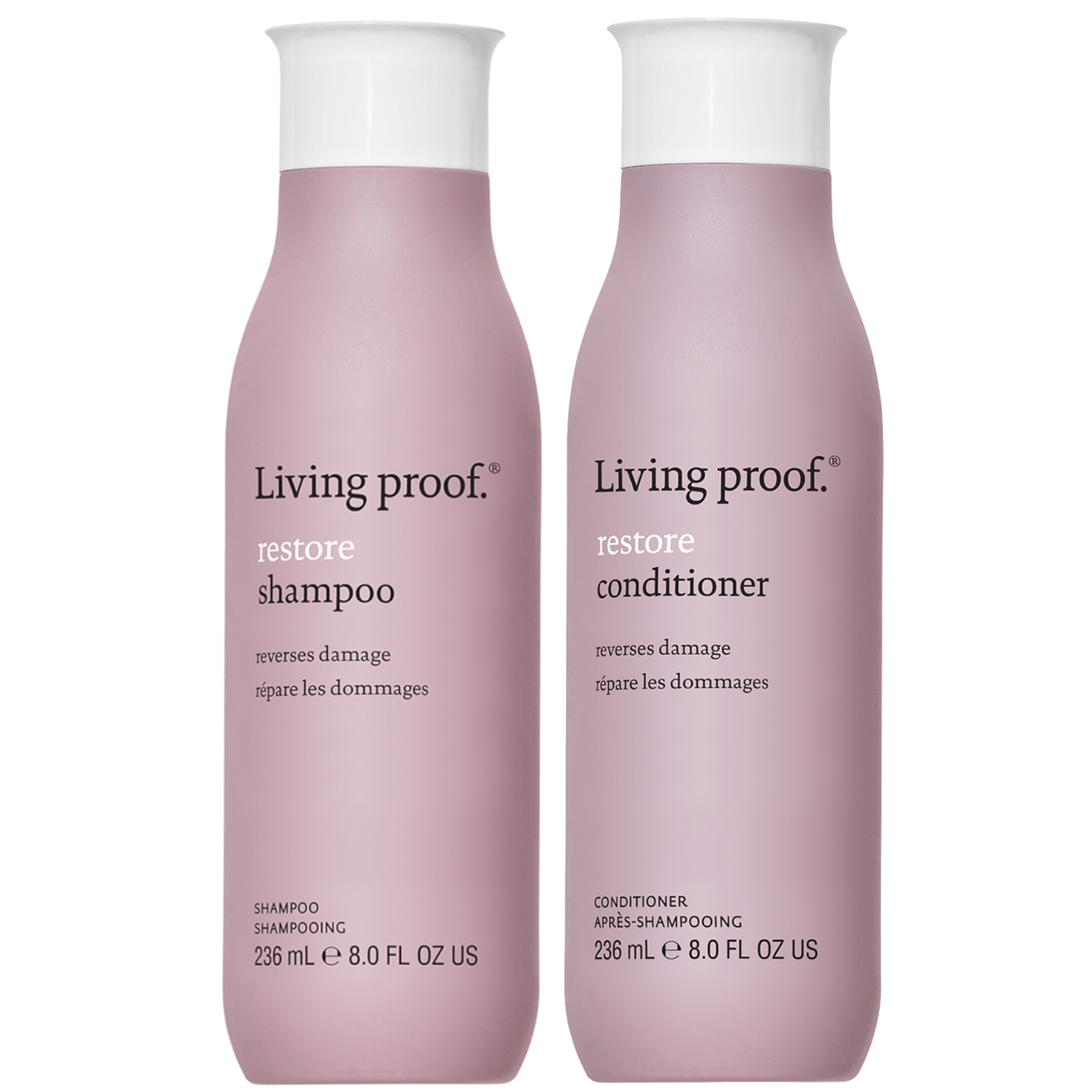 Photos - Hair Product Living Proof Restore Shampoo and Conditioner Bundle