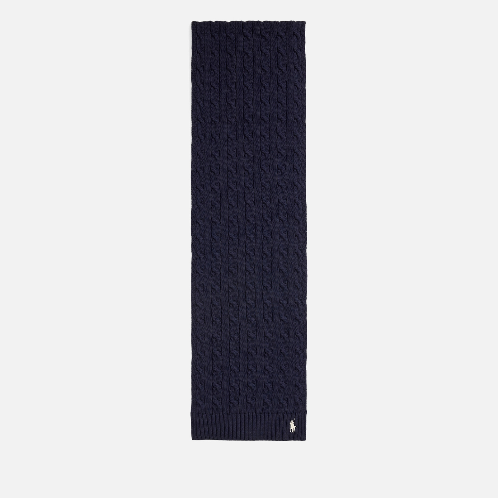 Polo Ralph Lauren Women's Cotton Cableknit Scarf - Hunter Navy
