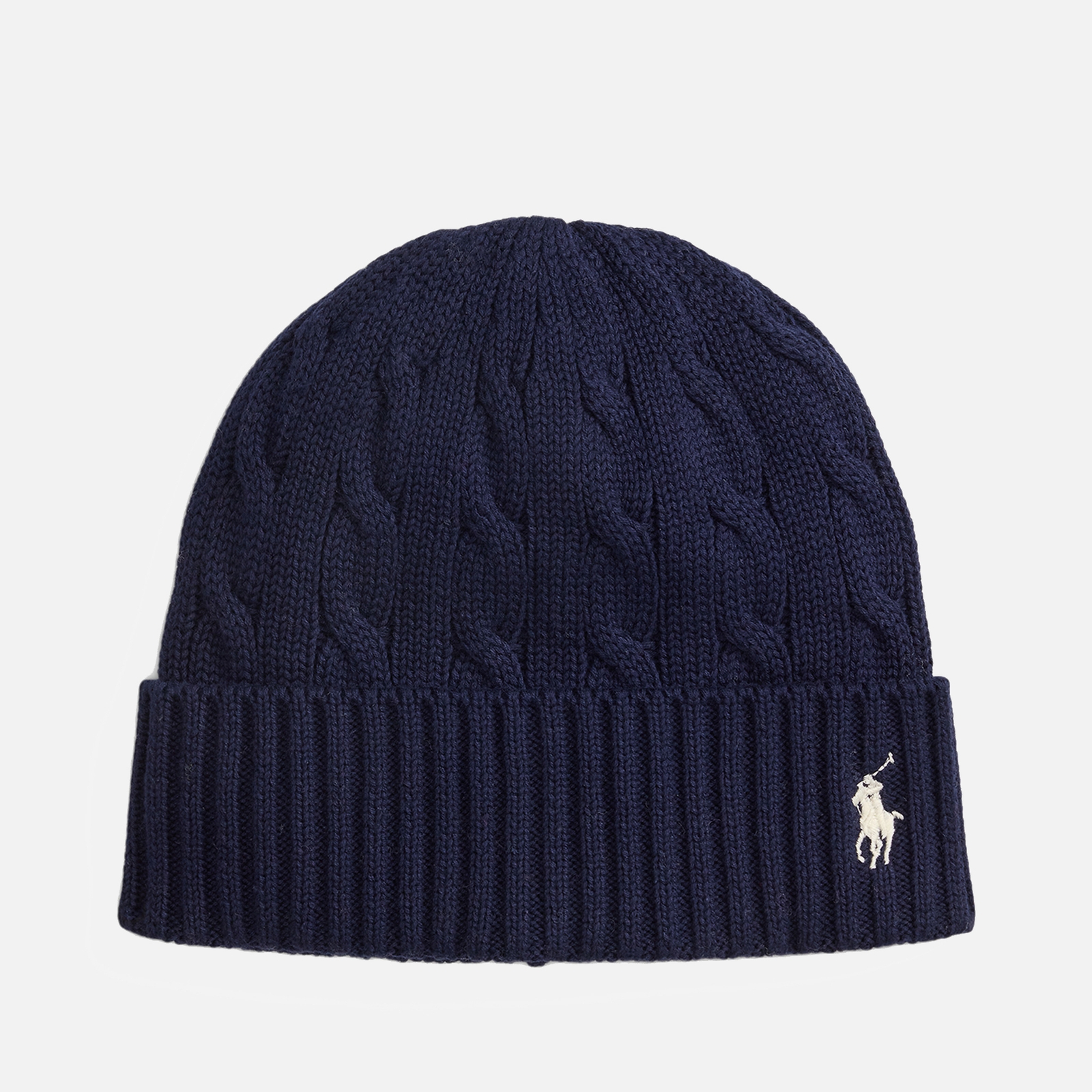 Polo Ralph Lauren Women's Cotton Cableknit Hat - Hunter Navy