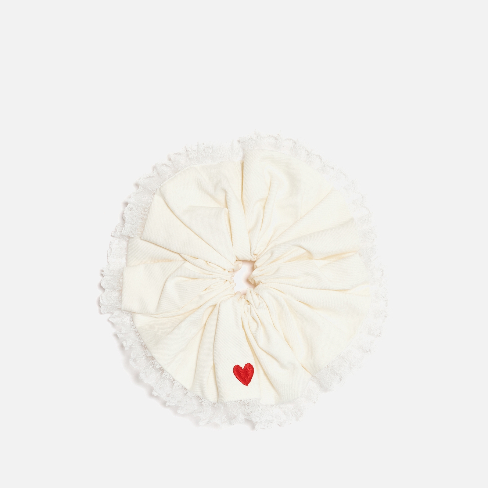 Sister Jane Lucky Cotton-Blend Twill Scrunchie