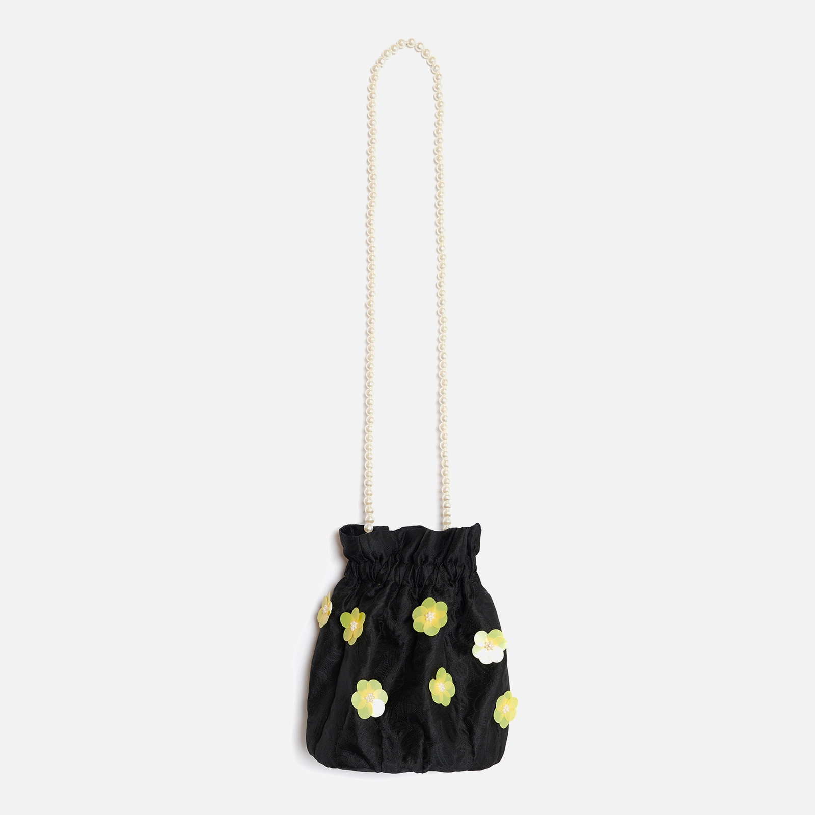 Sister Jane Women's Fanciful Flower Bag - Black