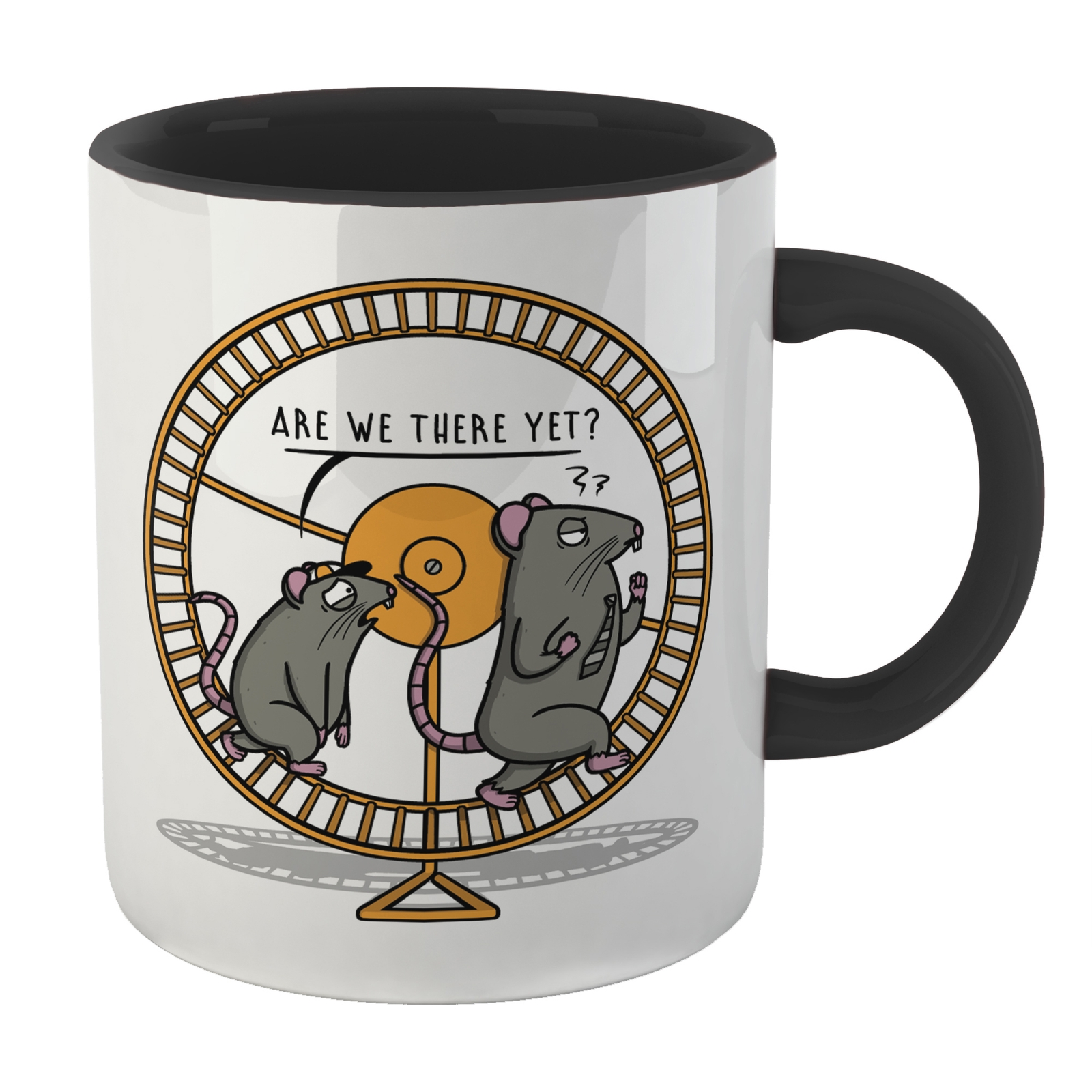 Threadless x IWOOT Family Wheel! Mug - Black