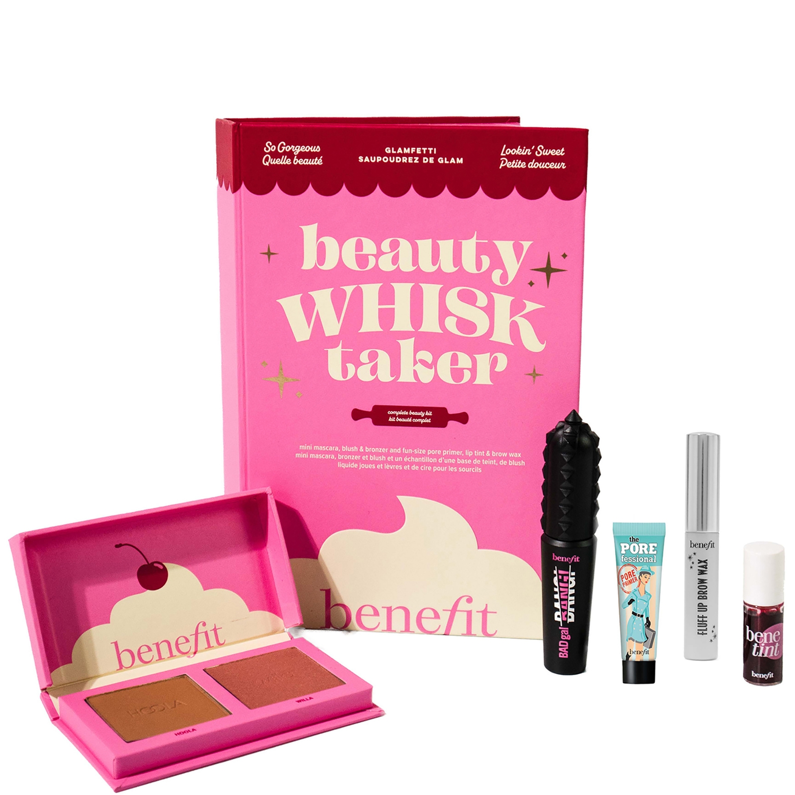 Benefit Beauty Whisk Taker Palette For Brows Complexion Eyes And Lips In Multi