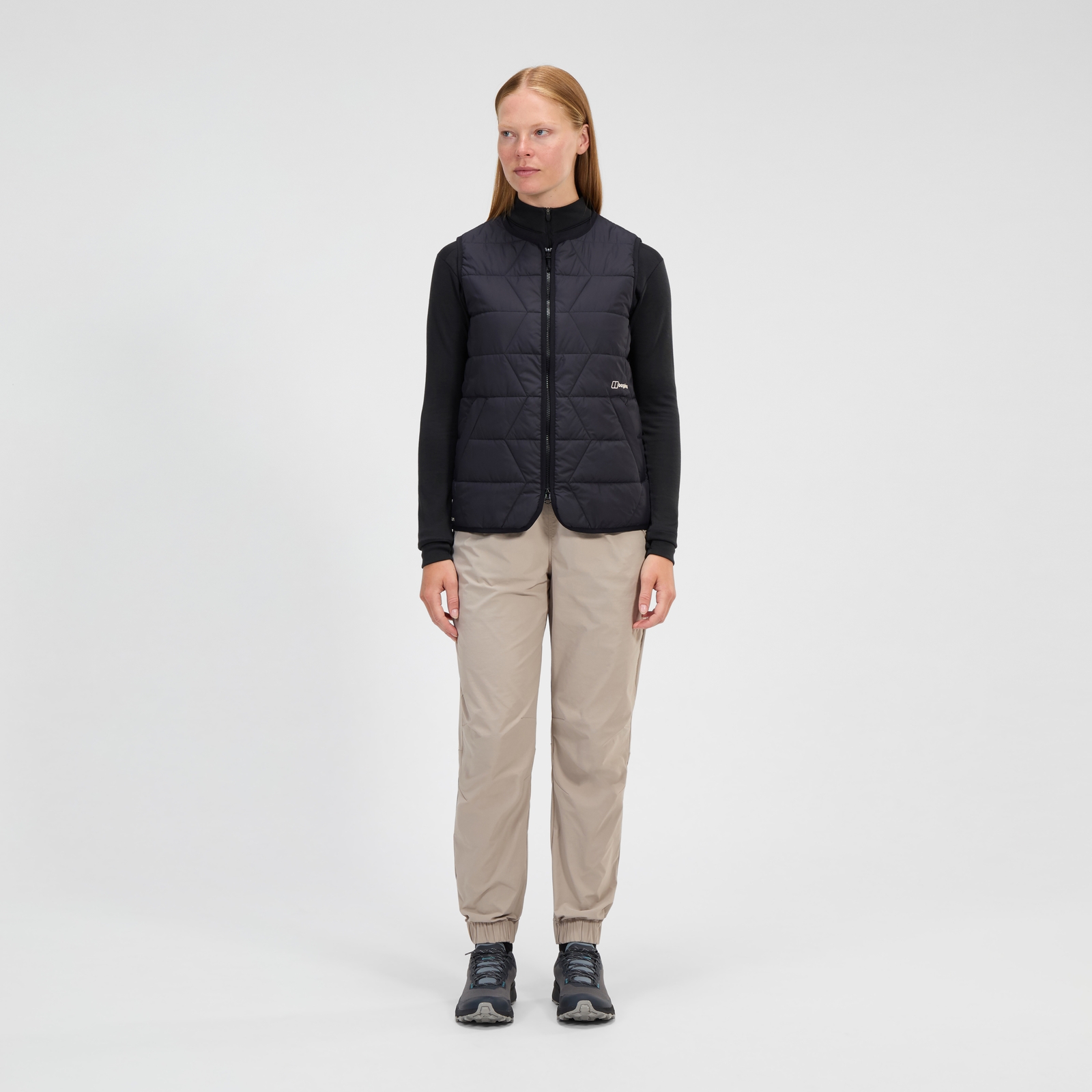 Women's Netherdene Quilted Vest - Black