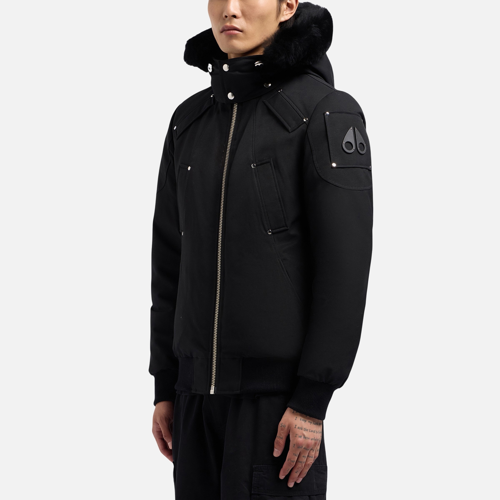 Moose Knuckles Ballistic Cotton-Blend Bomber Jacket - M