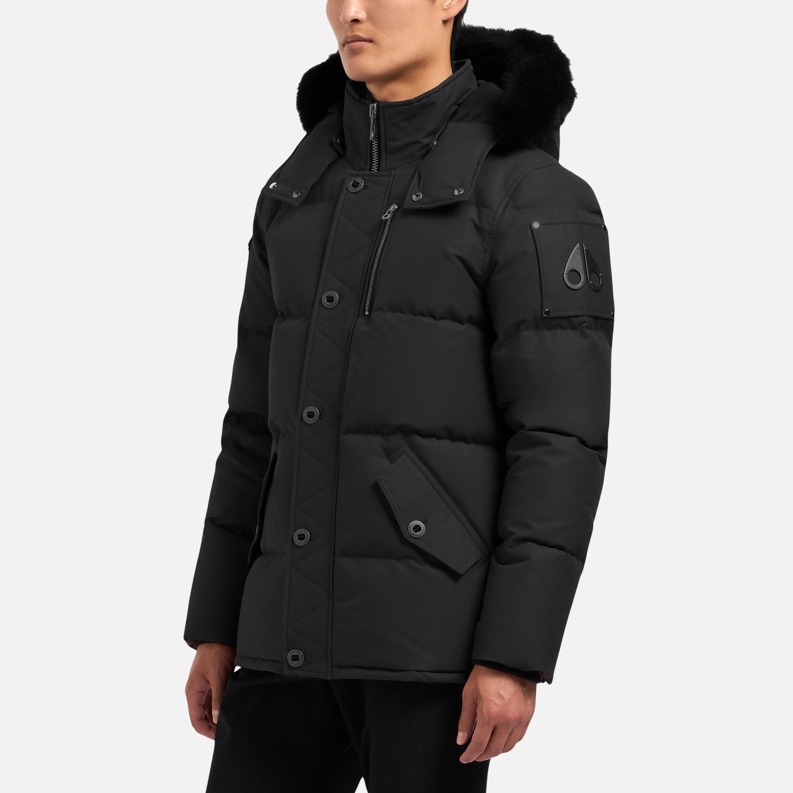 Moose Knuckles 3Q Cotton-Blend Shell Jacket - L