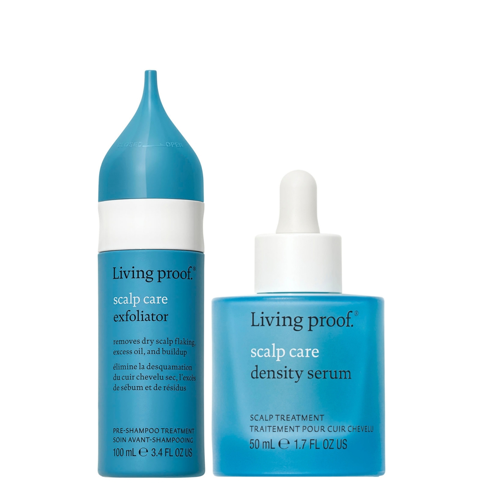 

Living Proof Exclusive Scalp Care Density Serum and Exfoliator Bundle