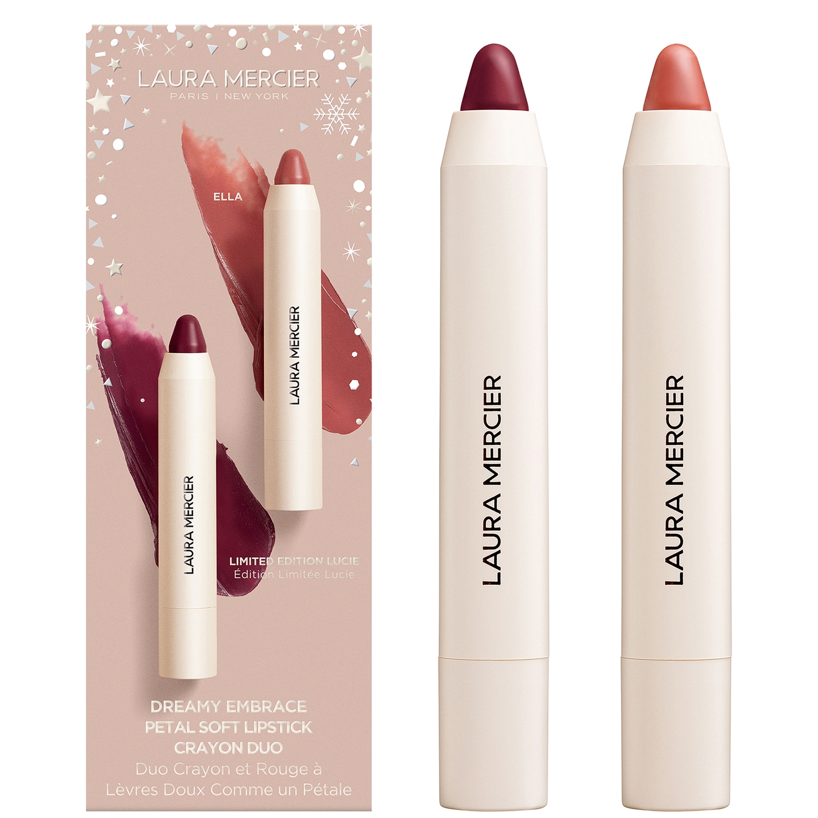 

Laura Mercier Dreamy Embrace Petal Soft Lipstick Crayon Duo