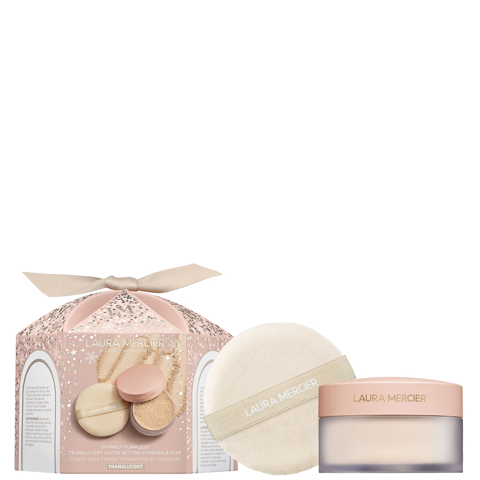 

Laura Mercier Divinely Flawless Translucent Loose Setting Powder and Puff 29g (Various Shades) - Translucent