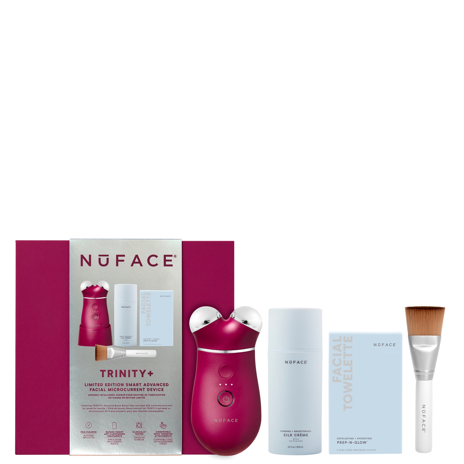 

NuFACE TRINITY+ Smart Advanced Facial Microcurrent Device - Velvet Rose