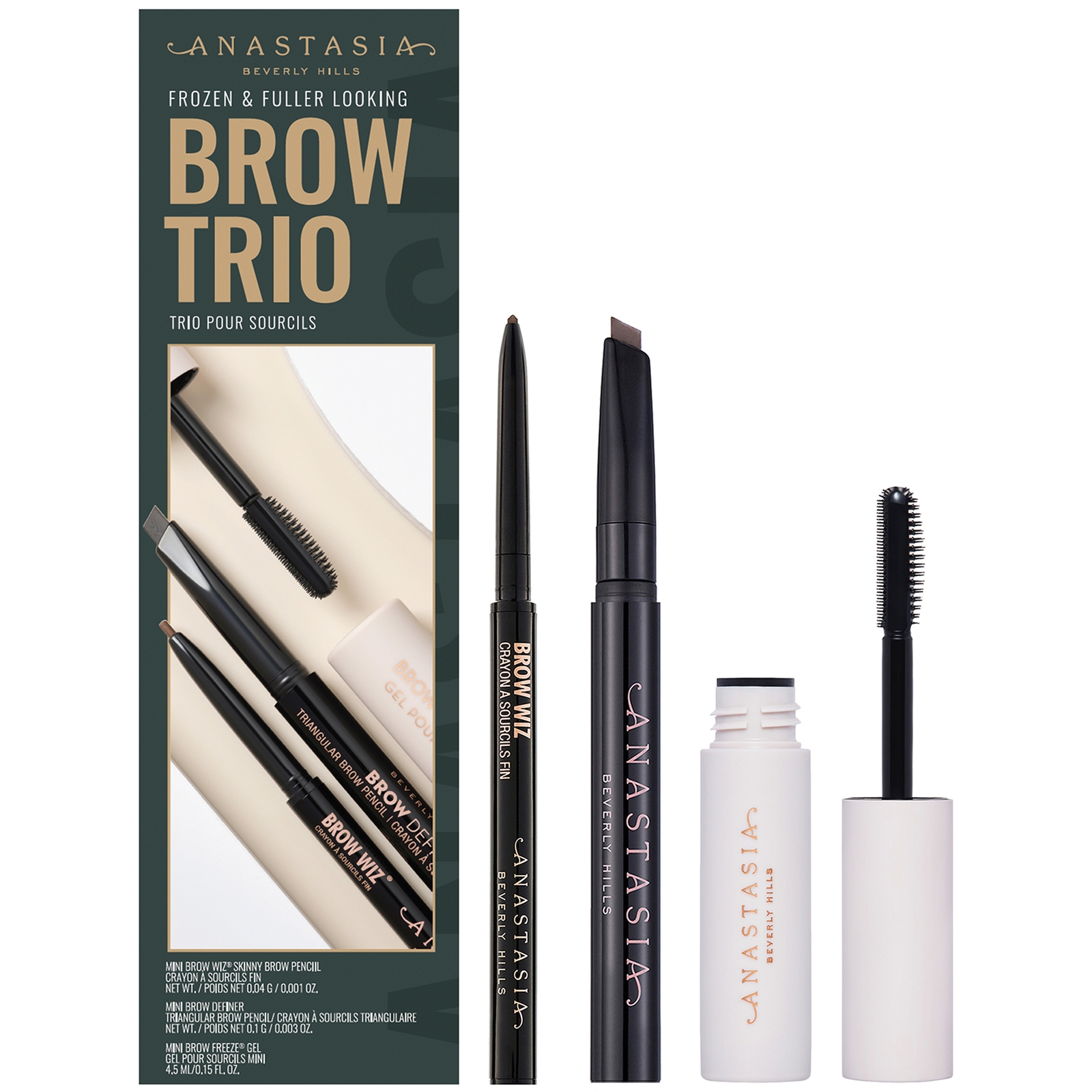 

Anastasia Beverly Hills Frozen and Fuller Looking Brow Trio (Various Shades) - Taupe