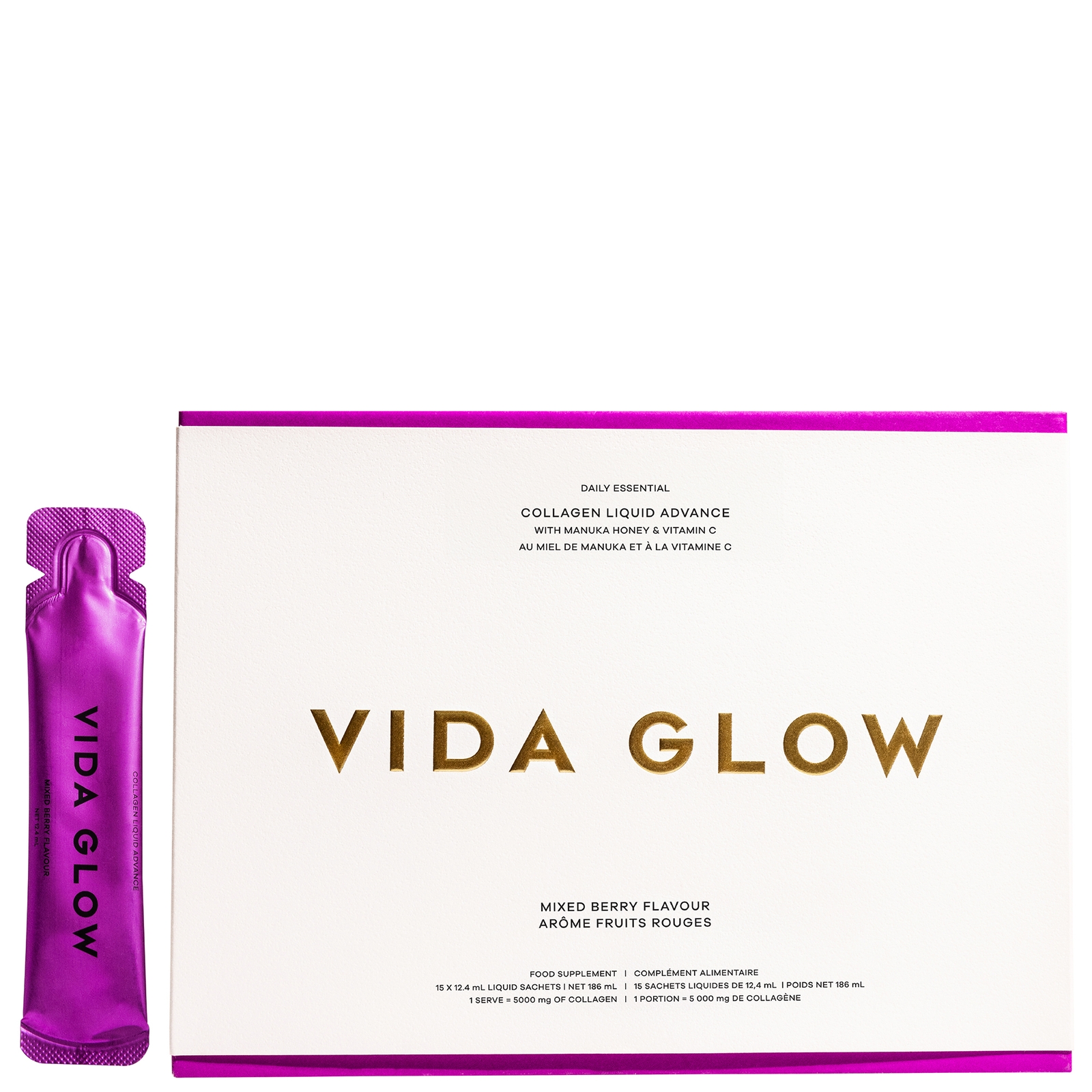 Shop Vida Glow Collagen Liquid Advance Supplement 186g